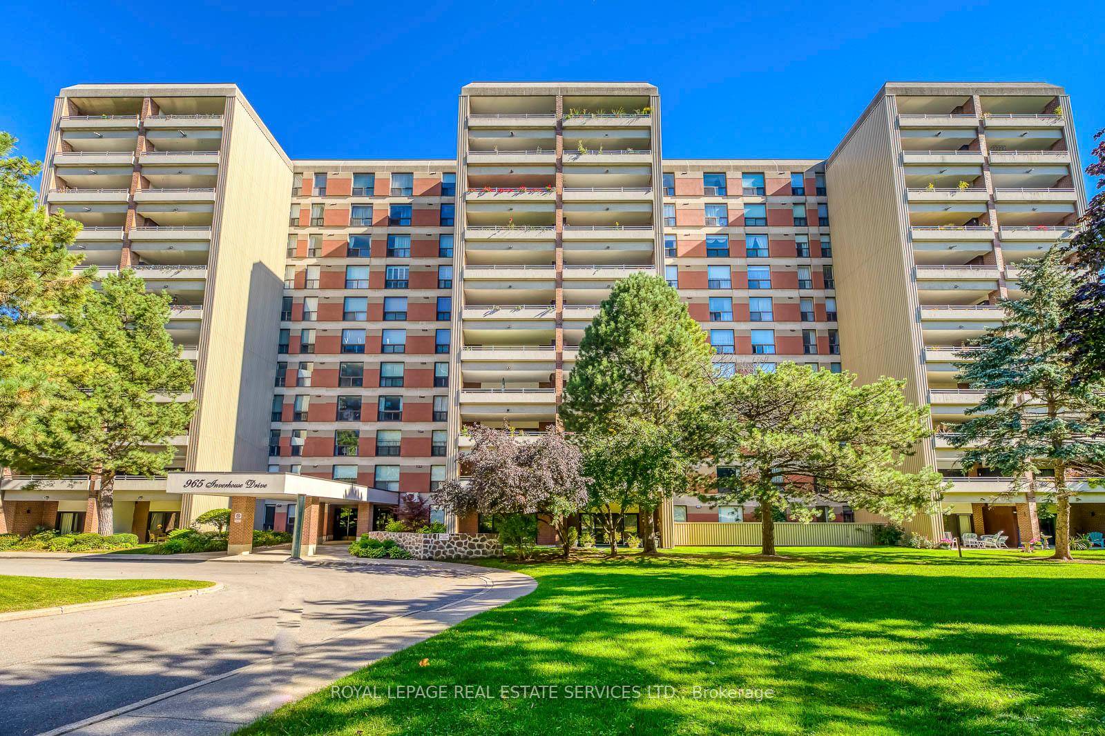 Adult Oriented amp ; Quiet Ambience Inverhouse Manor condominium building In Clarkson Village.