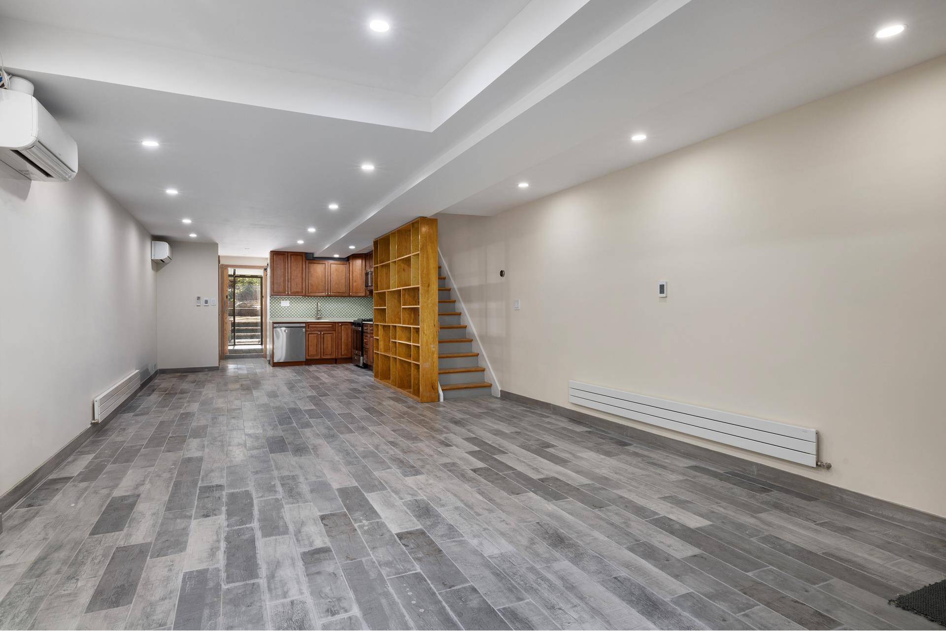 Available Immediately Incredible opportunity to rent a 1 Bedroom with Windowed Home Office and your own Patio in a renovated 1900's brownstone next to Central Park.