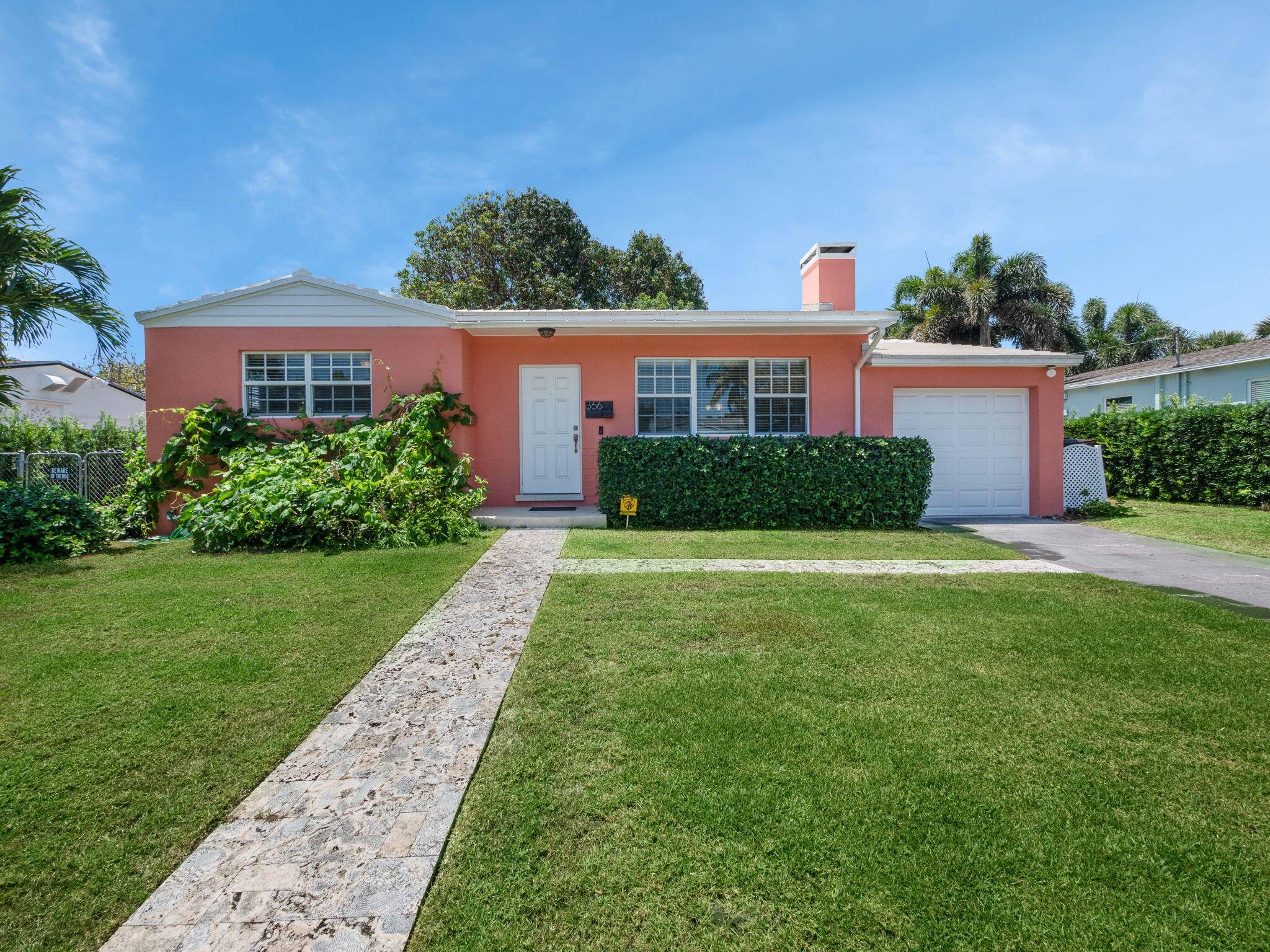Turnkey 2 BR, 1 BA spacious bonus room CBS home in the highly desirable South End or SoSo neighborhood of West Palm Beach.
