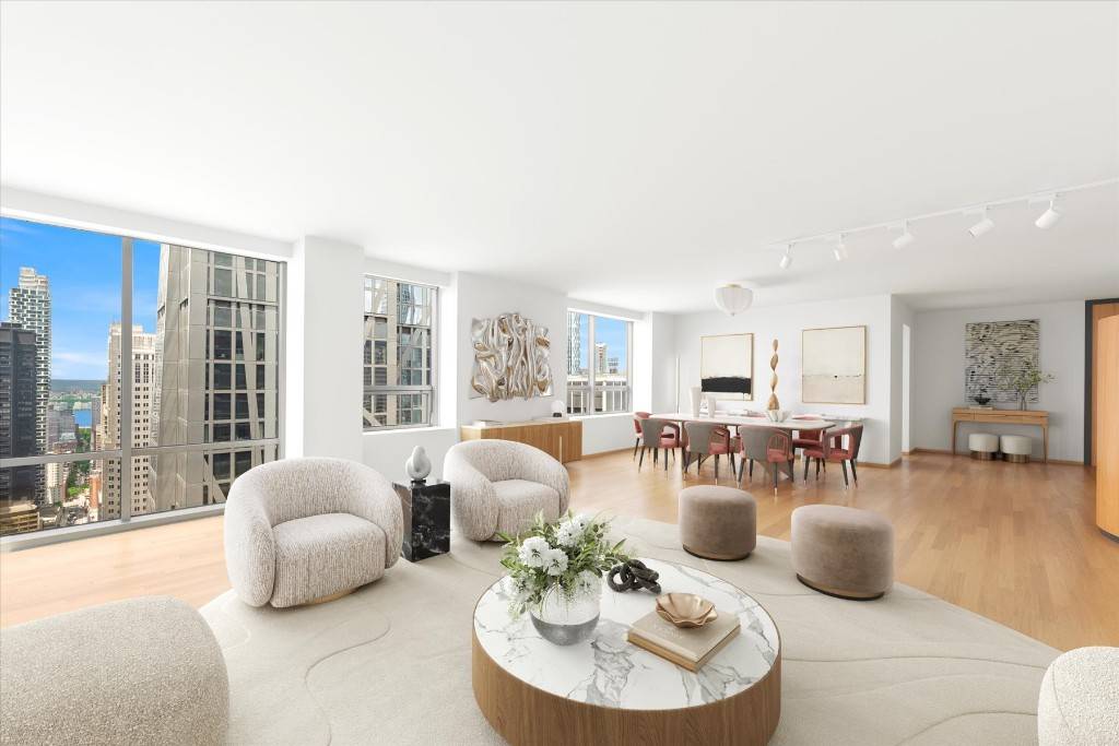 Step into a world of elegance and sophistication in this stunning corner unit at Museum Tower Condominiuma full service white glove condominium perfectly situated moments from the best Midtown has ...