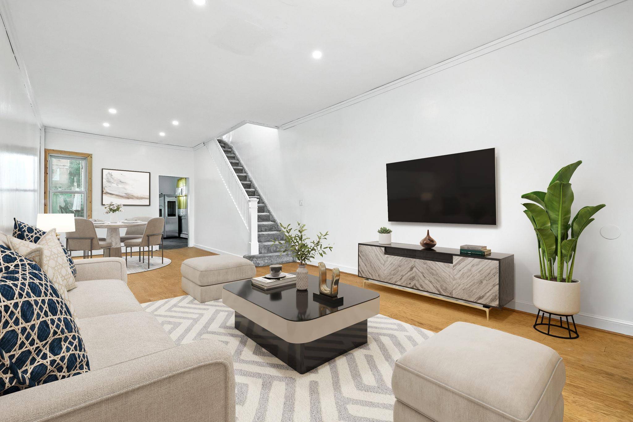 Step into comfort and charm at 103 Morningside Avenue, a beautifully maintained single family row house nestled in the vibrant and sought after Glenwood neighborhood of Yonkers.