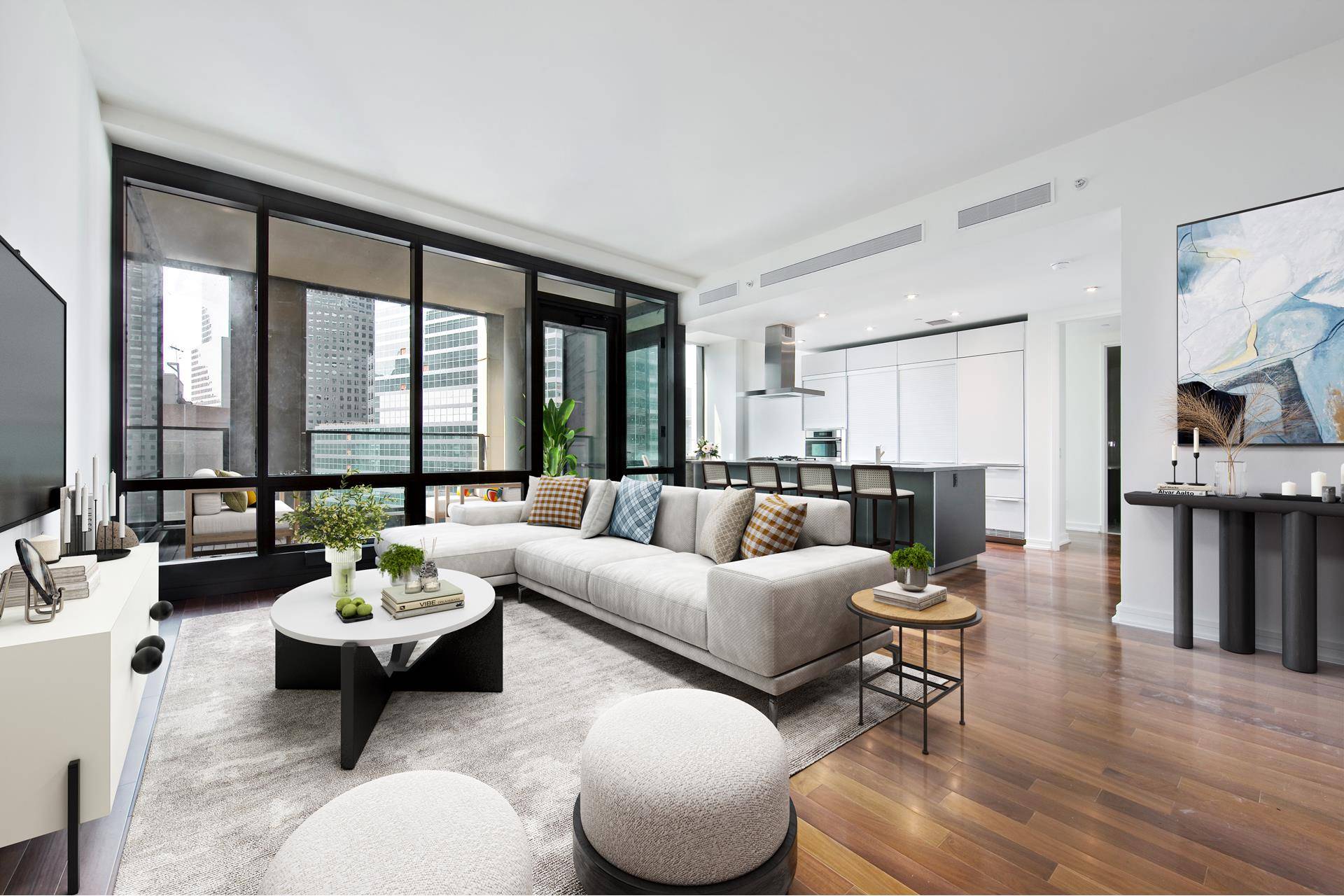Rarely available. The Largest 1 bedroom residence with outdoor space located at 101 Warren Street.