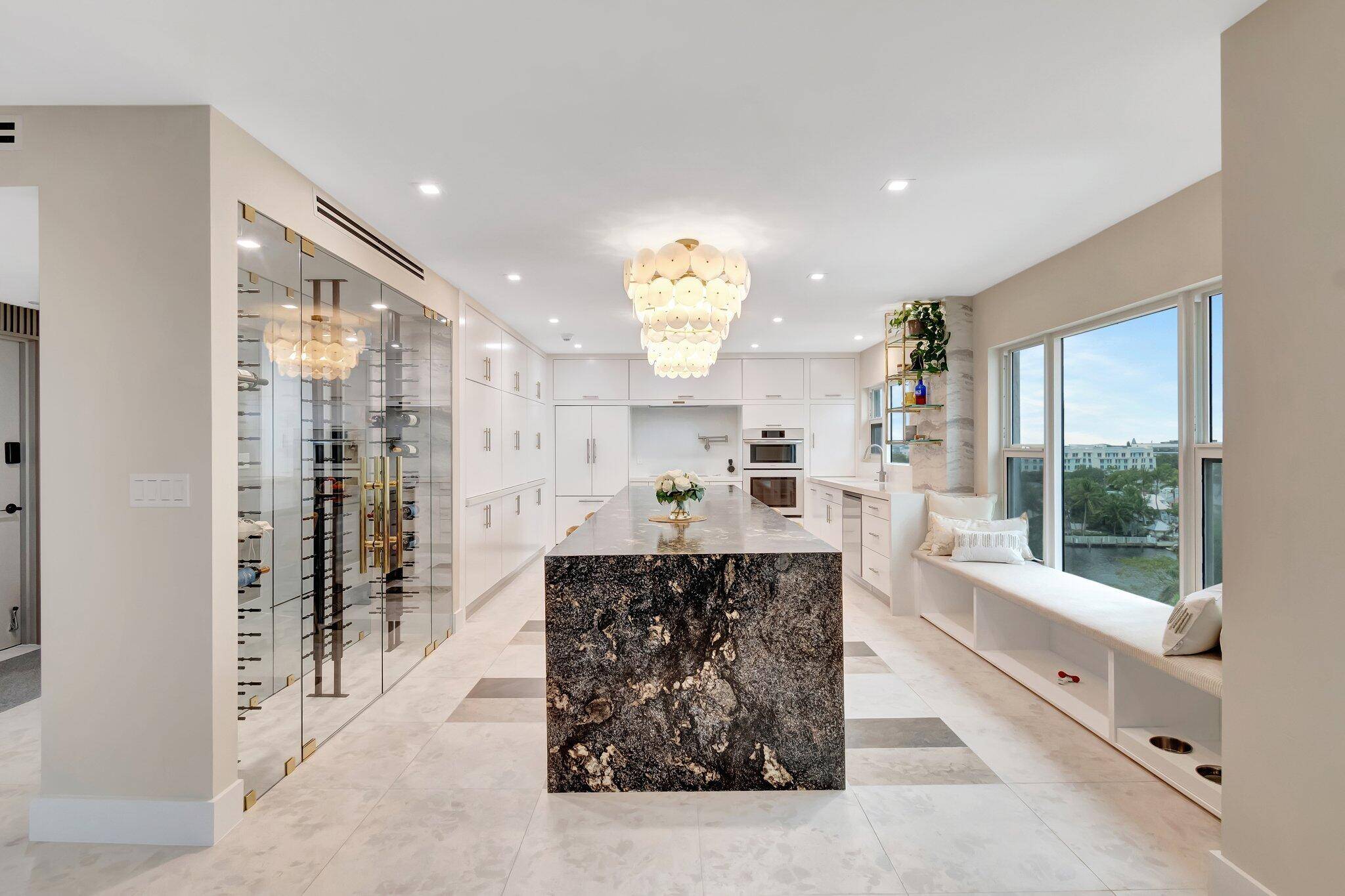 FABULOUS STUNNING COMPLETELY RENOVATED 1760 living sf 1970 total 8th Floor CORNER Unit with Intracoastal Gorgeous Ocean Views.