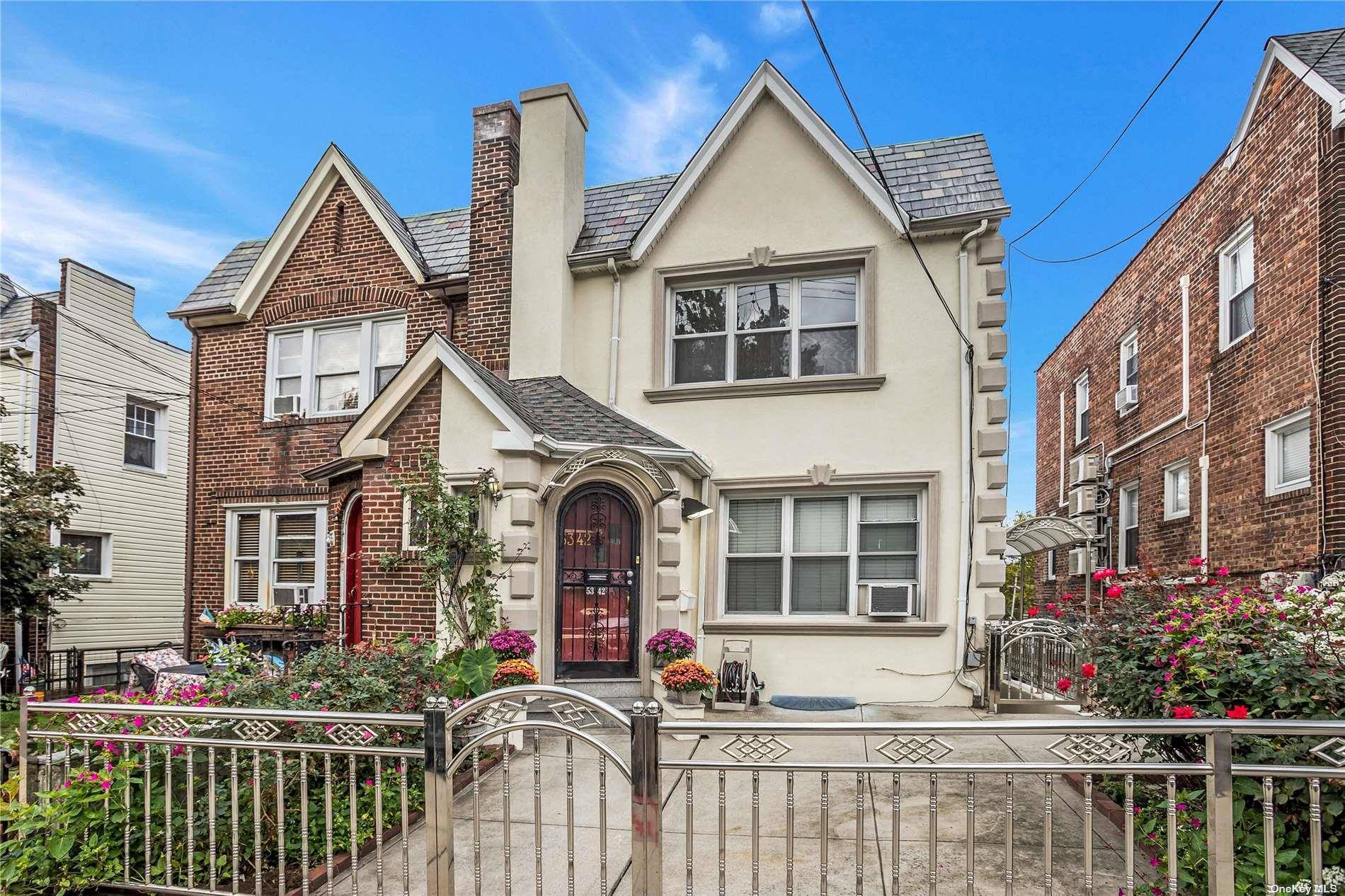 Welcome to this charming one family home nestled in the heart of Maspeth, Queens.