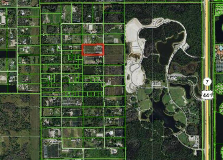 High and dry 5 acres in unincorporated Palm Beach County.