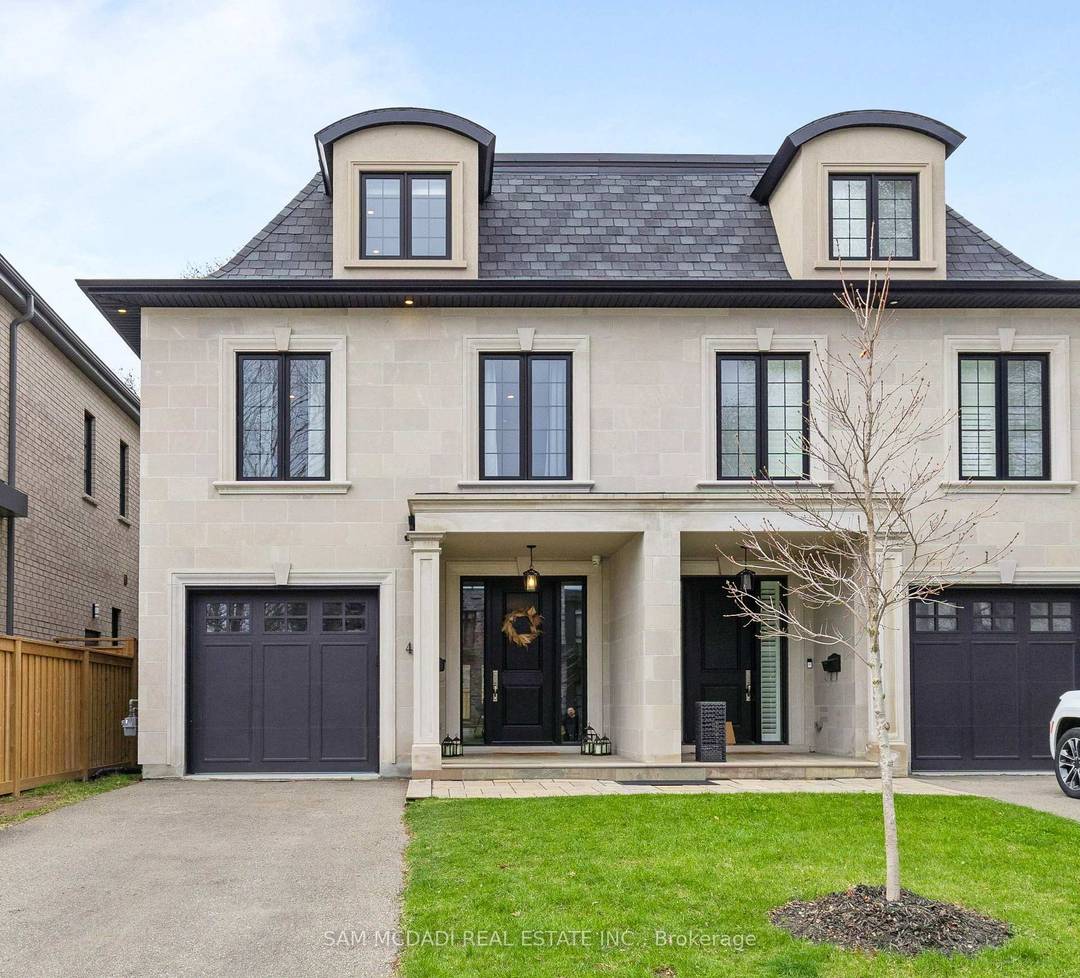 Welcome to 4 Iroquois Avenue, this ultra high end custom semi detached home was built by and exclusively lived in by the owner, featuring premium upgraded finishes and materials far ...