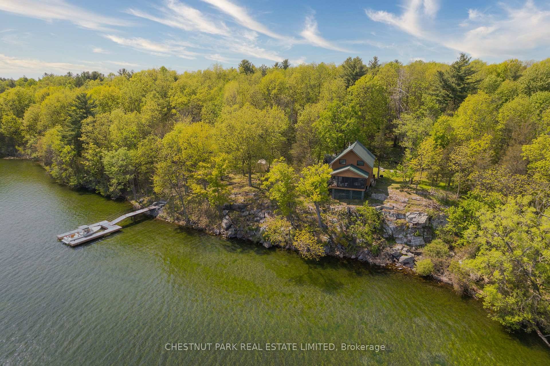 Experience the best of island living in Ontario's Thousand Islands with this exceptional 6 acre private waterfront retreat offering panoramic views, outstanding sun rises and great walking trails.