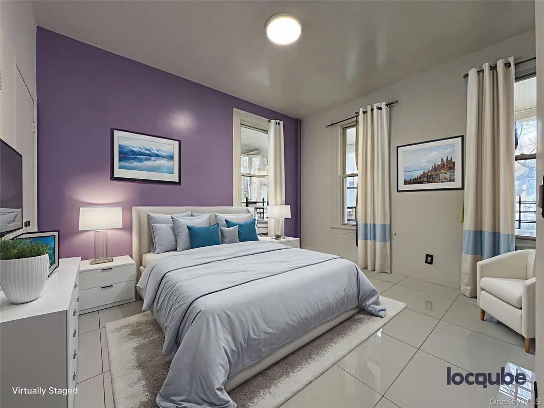 Welcome to this freshly painted 3 bedroom, 1 bath apartment offering generous living space and a large, modern kitchen with stainless steel appliances.