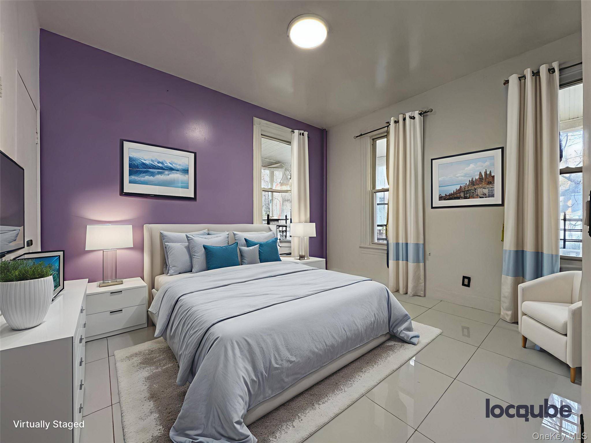 Welcome to this freshly painted 3 bedroom, 1 bath apartment offering generous living space and a large, modern kitchen with stainless steel appliances.