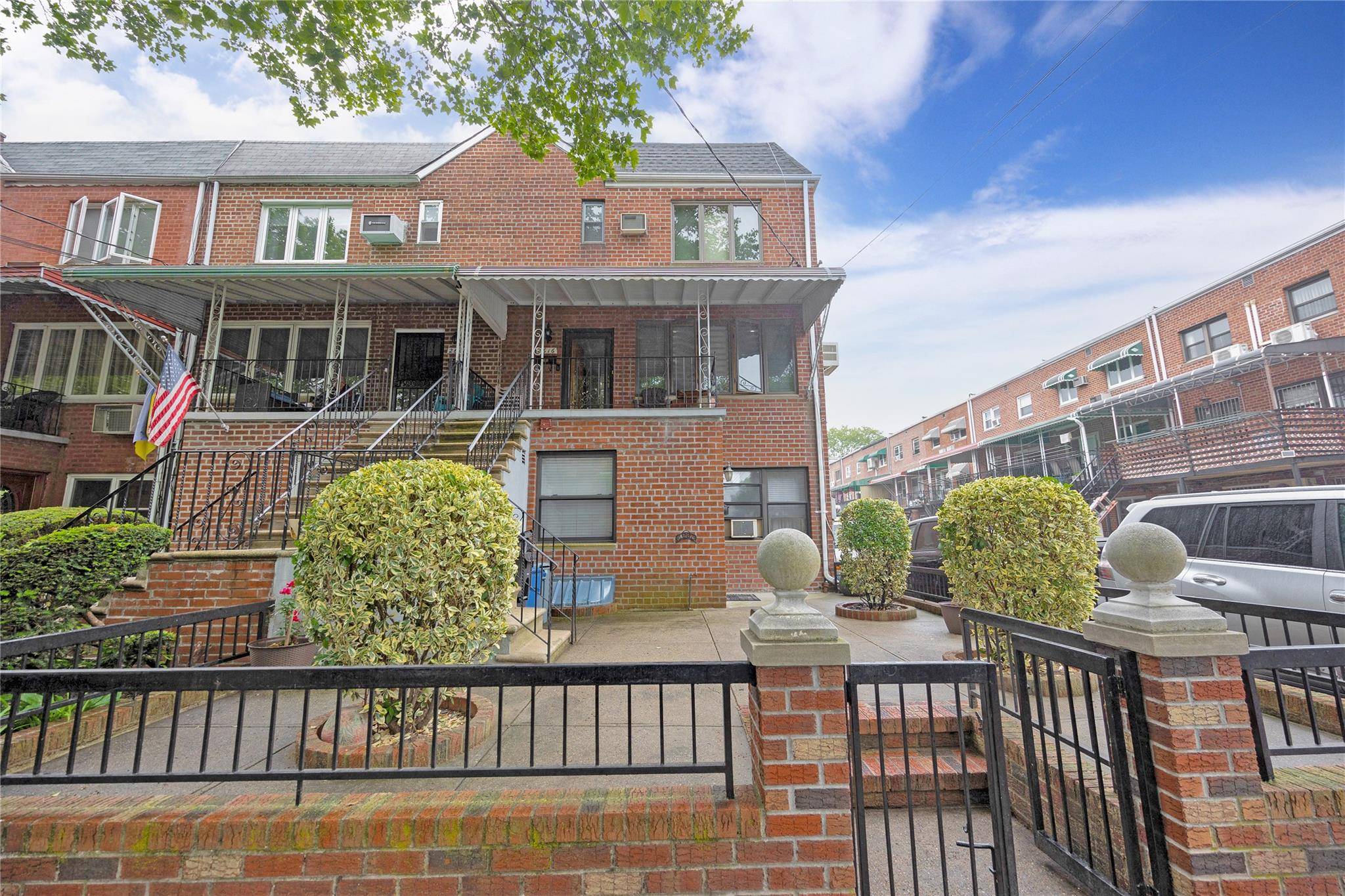 Introducing this magnificent solid brick, two 2 family, semi detached home with a fully finished basement.
