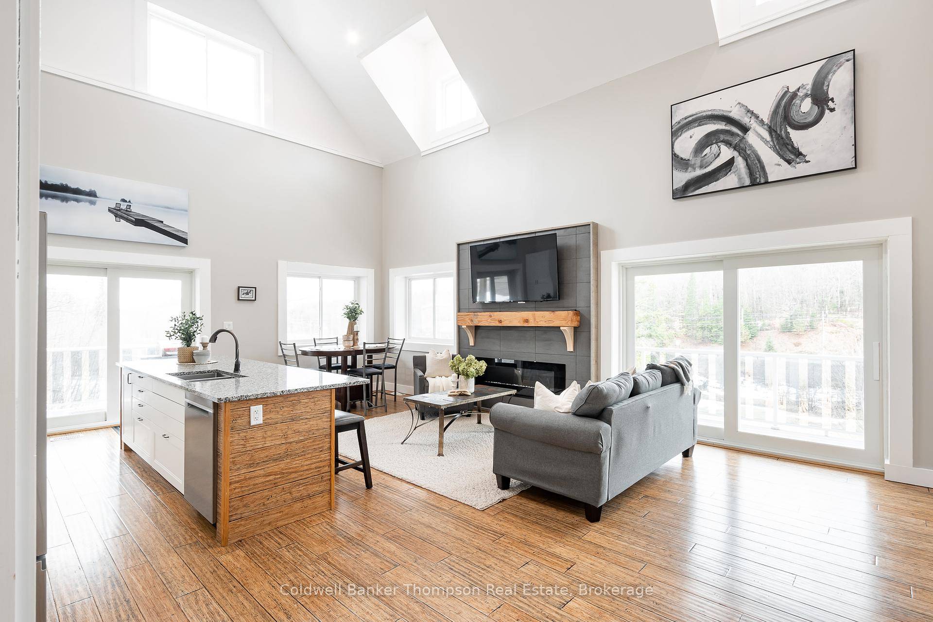 Nestled in the heart of Muskoka, this stunning executive home or off water cottage overlooks the picturesque Deerhurst Highlands Golf Course, offering breathtaking views and an unbeatable location.