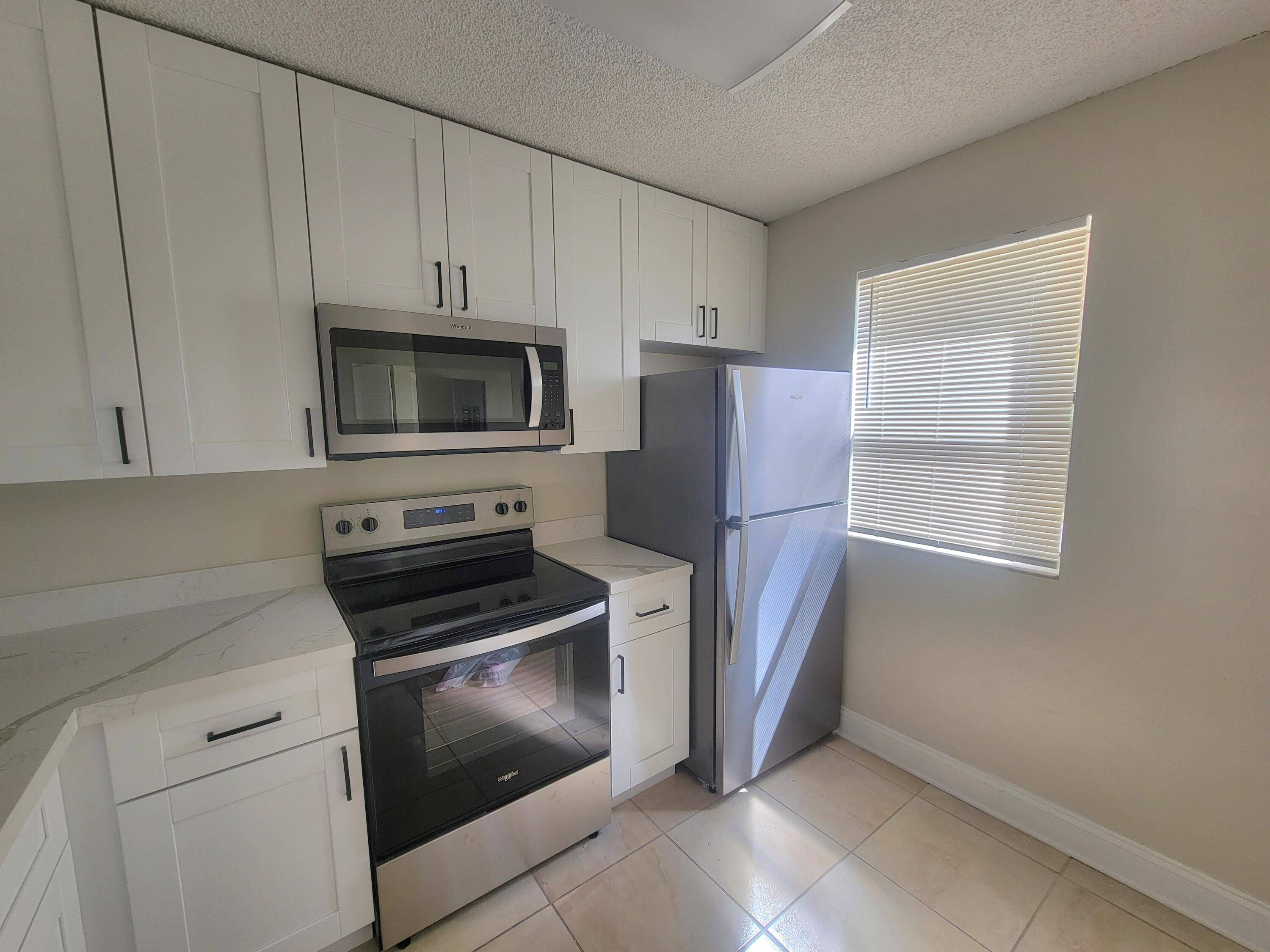 Brand new remodeled Kitchen and Bathroom ; new appliances, fixtures, cabinets, counters.