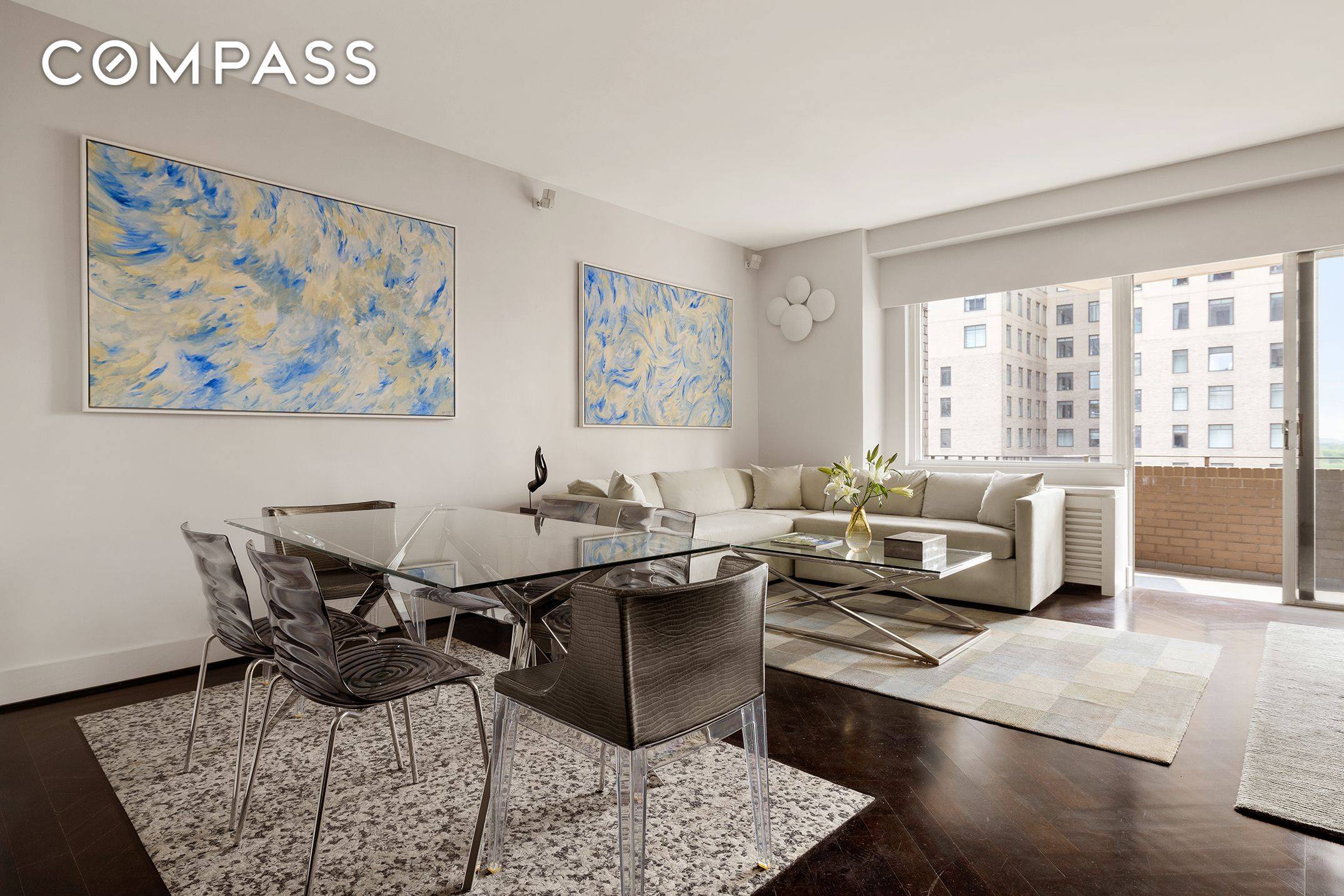 Steps from Central Park, Turn Key Pied a Terre Perfection with Terrace.