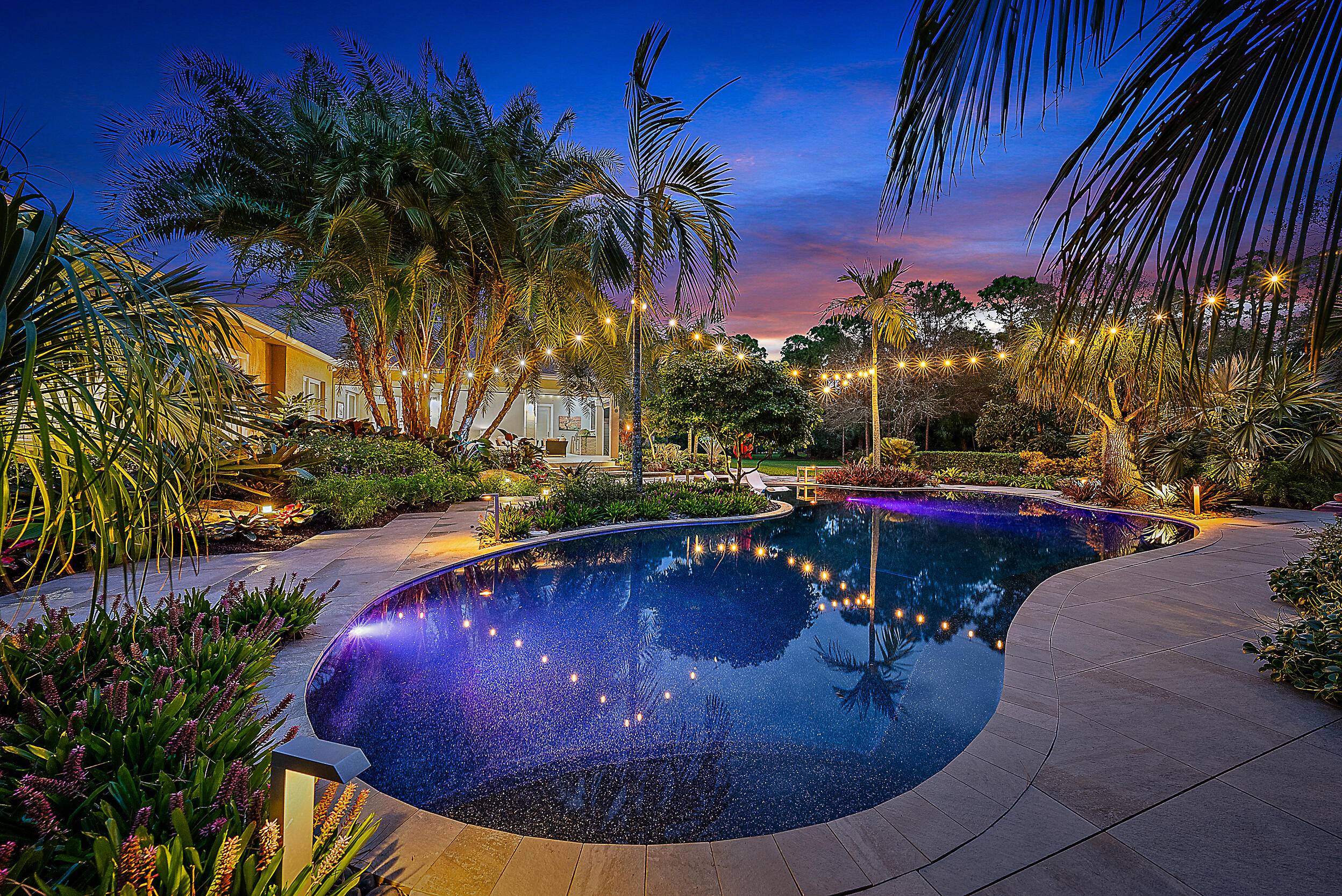 This ultra private, nearly 3 acre property is both rare and highly desirable.