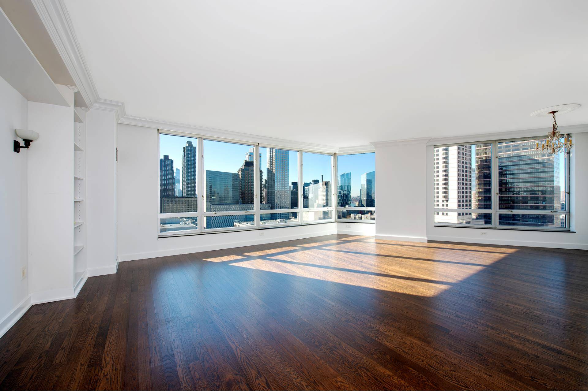 Situated in the vibrant Upper West Side, close to Lincoln Center, Central Park, and the Equinox Sports Club, this high floor corner residence offers 2, 022 square feet of thoughtfully ...