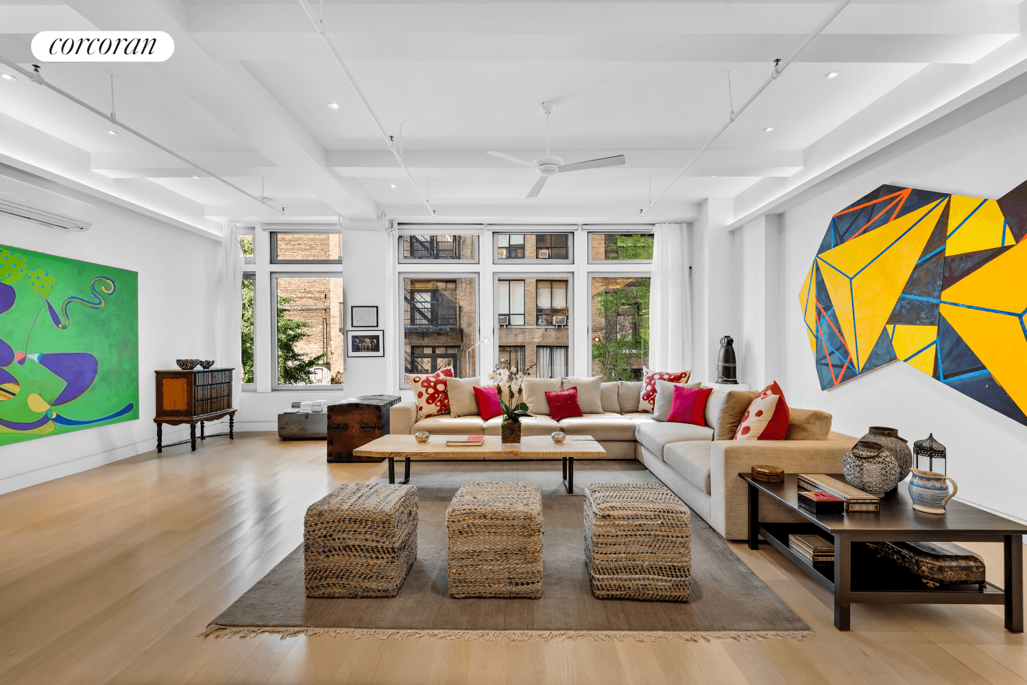 This meticulously renovated artist's luxury loft at 50 West 29th Street in the heart of NoMad, Manhattan, offers 2, 366 square feet of adaptable living space, perfect for modern urban ...