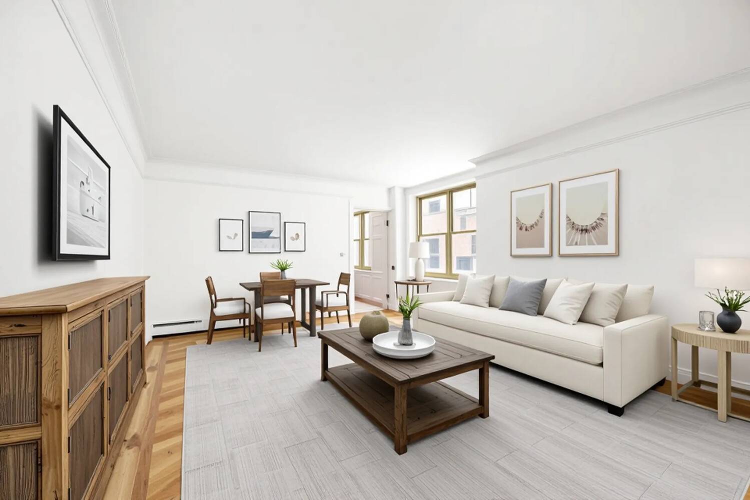 Welcome to Apartment 4D at 390 Riverside Drive a gracious, light filled one bedroom home in a classic prewar co op on the corner of 111th street and Riverside Drive.