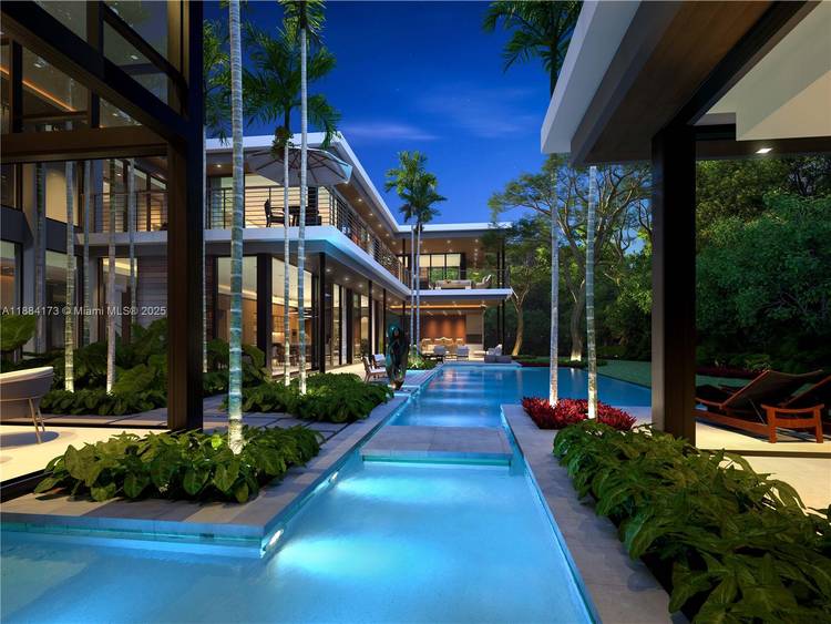 Incredible opportunity to own The Bayshore Ridge Estate, a new Tropical Modern home with 12, 564 Adj.