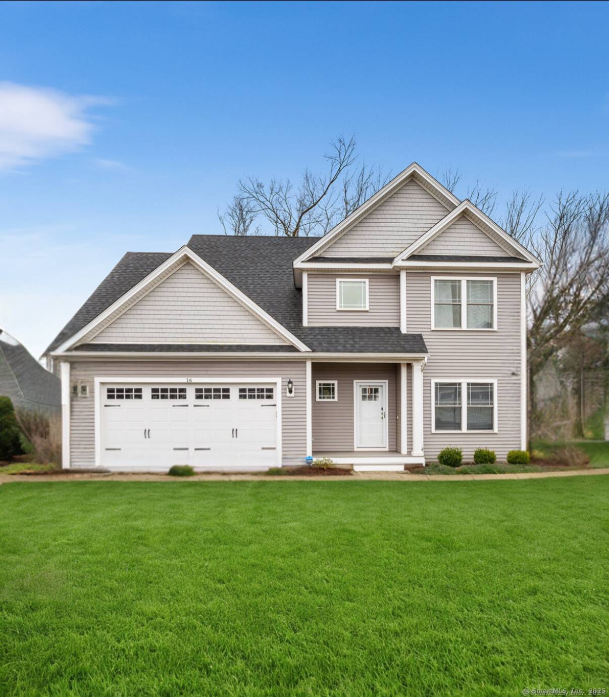 This stunning new construction home has 4 spacious bedrooms and 2.