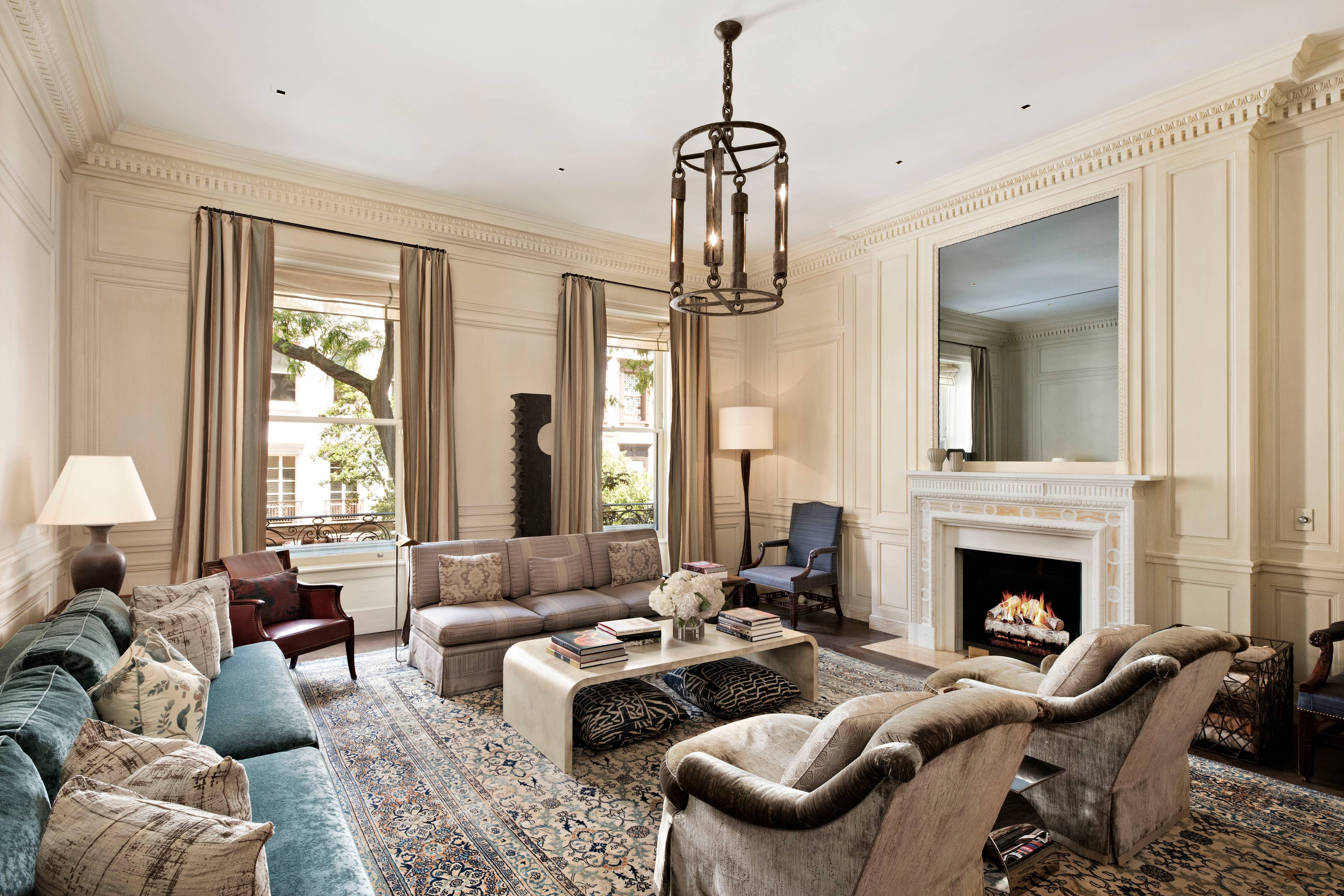 Perfectly situated just off Fifth Avenue on one of the city's most prized and prettiest townhouse blocks, this stunning 21' wide townhouse is noteworthy for its handsome limestone facade.