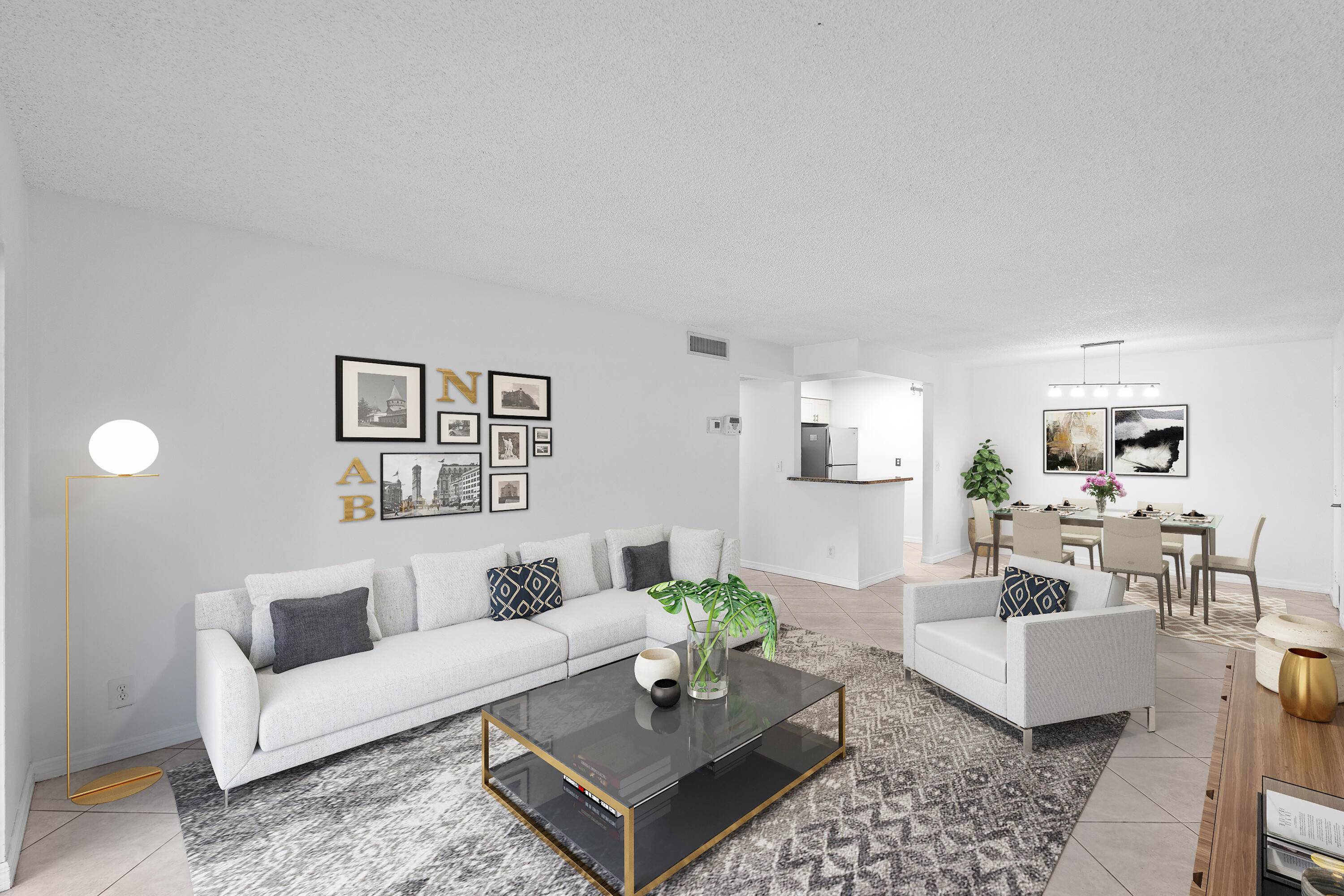 Welcome to this light and bright first floor 2 2 condo offering a modern feel with newer bedroom flooring.