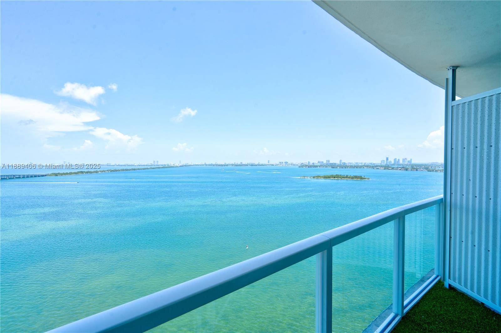WATERFRONT IN EDGEWATER. This CORNER and FURNISHED unit 2B 2.
