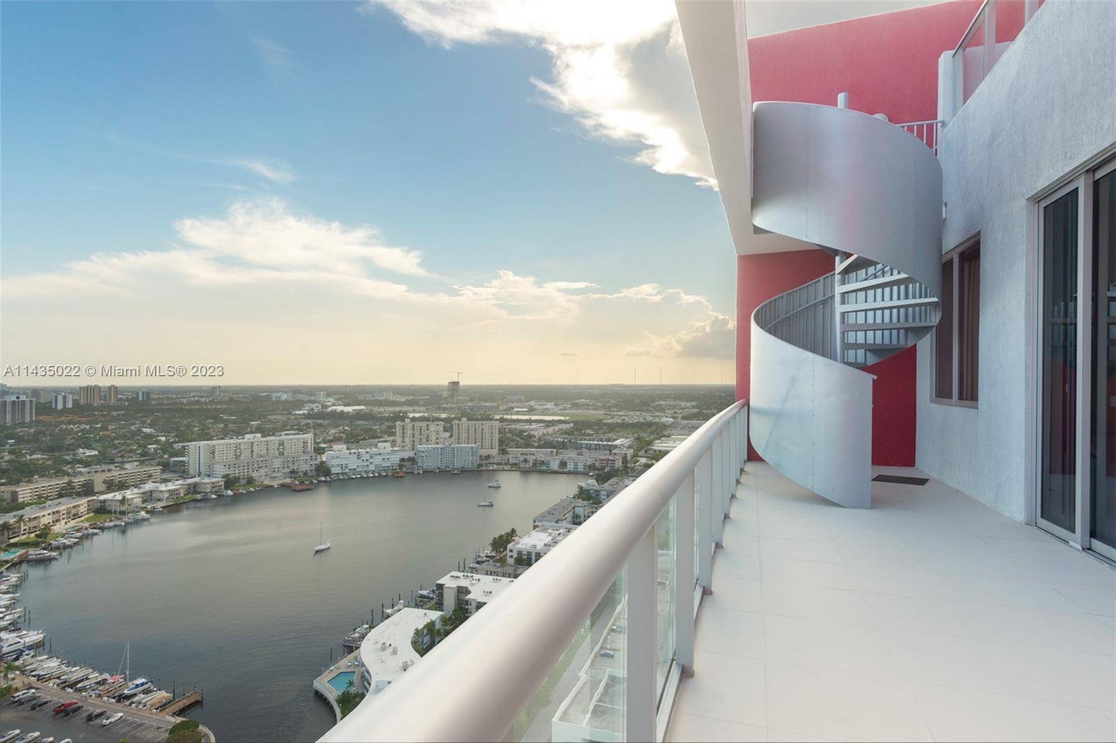 Stunning views from this penthouse unit !