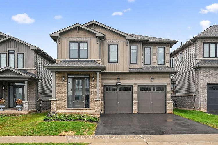 Welcome to 67 Starfire Crescent a stunning detached home offering approximately 3, 017 sq ft of beautifully designed living space in a quiet, family friendly Stoney Creek neighbourhood with escarpment ...
