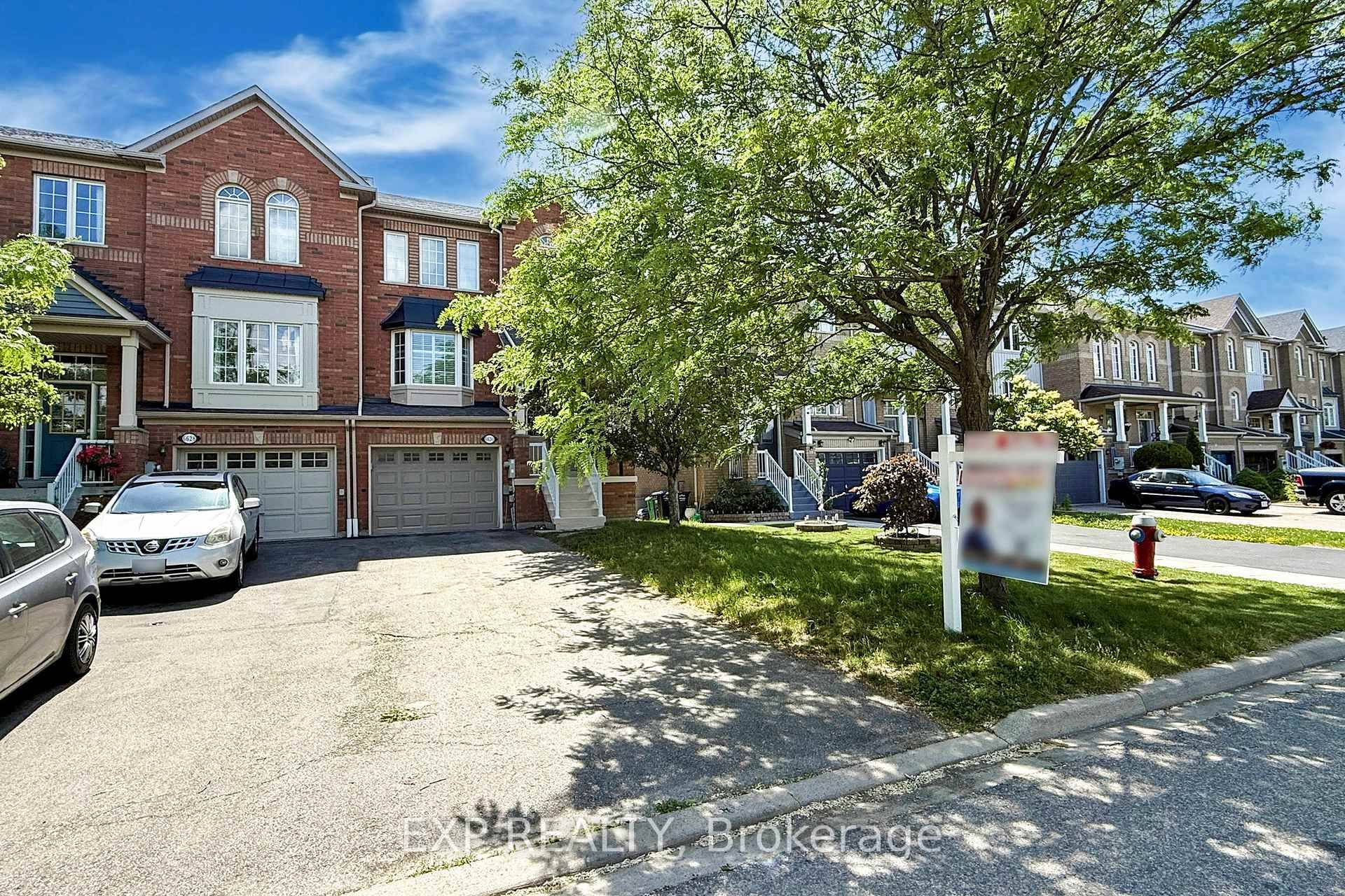For Lease, This beautifully maintained freehold end unit townhouse offering the space and elegance of a semi detached.