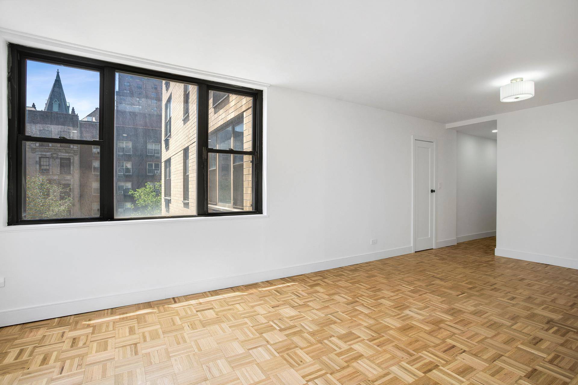Sponsor Sale No Board Approval Welcome to Apartment 4A at 201 East 17th Street, a spacious and newly updated one bedroom, one bathroom home with bright southeast exposure and open ...
