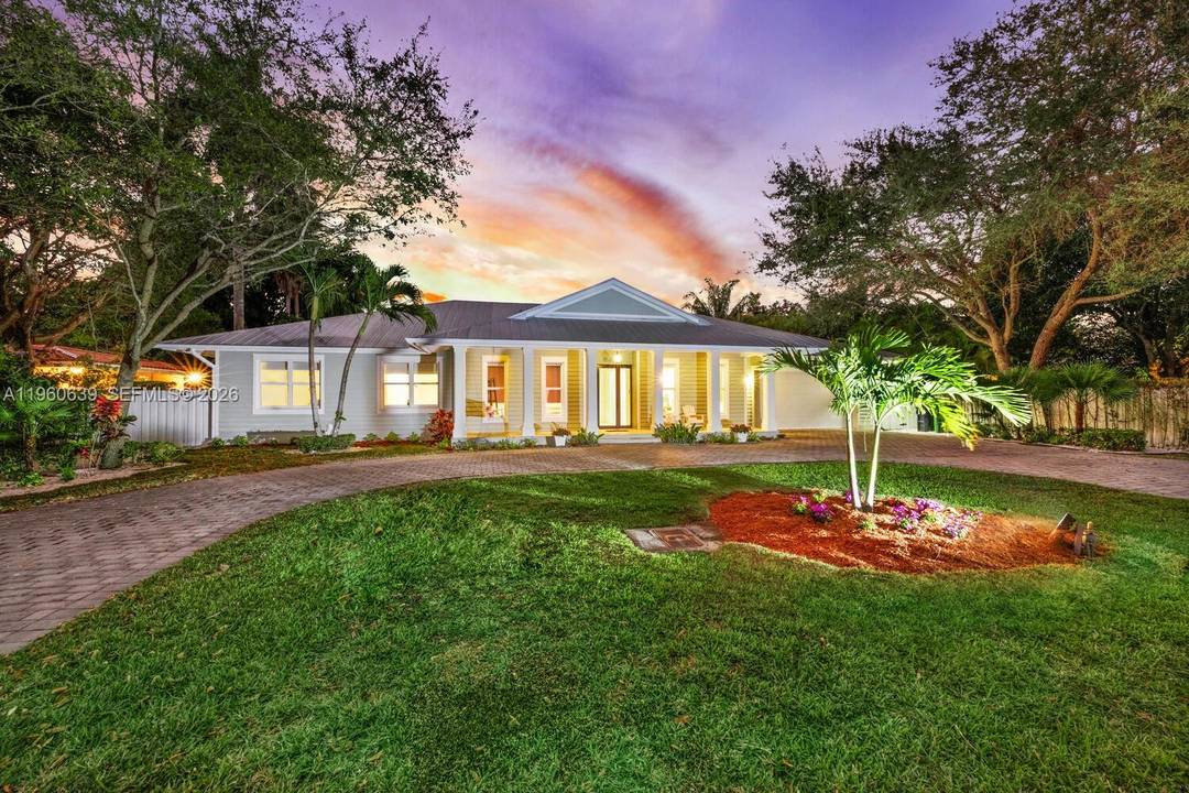 Inviting one story residence, located in a sought after South Miami residential neighborhood, offering 4 bedrooms amp ; 3.
