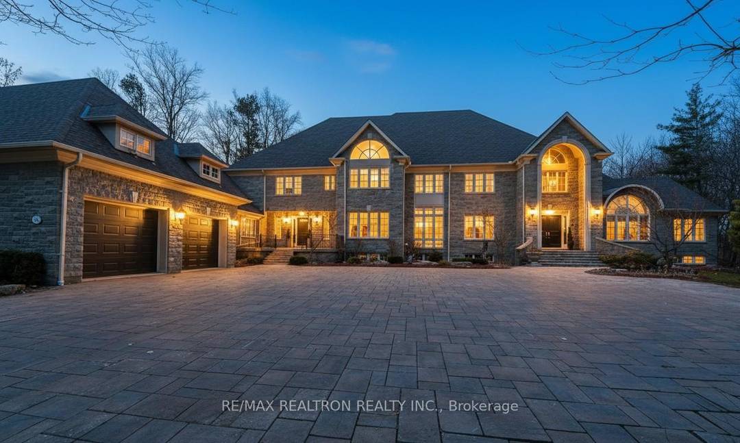 '15, 000 SQ. F. T ' Stone Estate On Private 2 Acres In Luxurious Resort Like Setting !