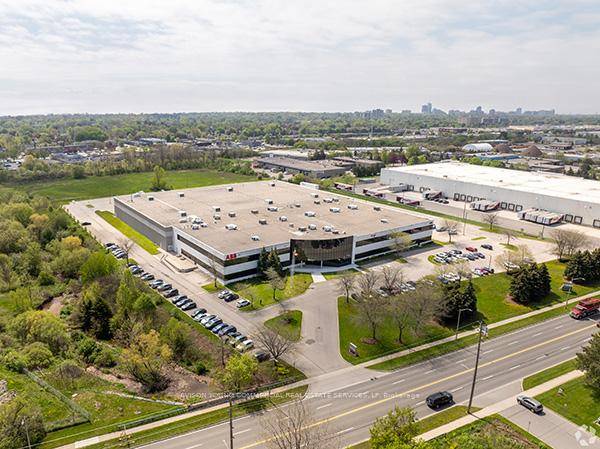 Turnkey office space built out with meeting rooms, kitchenette, washrooms, private offices, open work area and plenty of natural light.