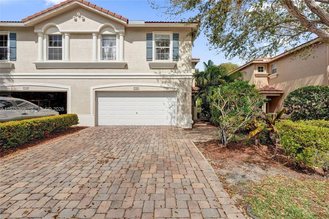 Remodeled 3 bedroom, 2. 5 bath corner unit townhouse with a 2 car garage located in the quiet gated community of Verona Palms, featuring a low HOA of 235 month.