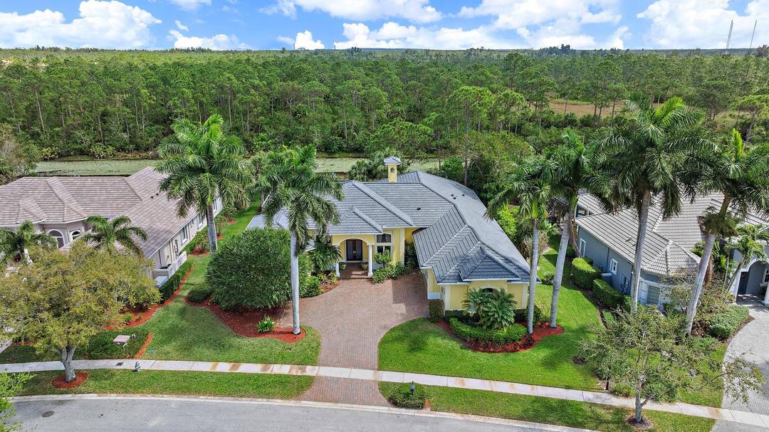With 110 Feet of Preserve and Water Frontage, this exceptionally built and immaculately maintained 4BR 4BA Den Estate offers unsurpassed privacy and tranquility within the world class Club at Ibis.