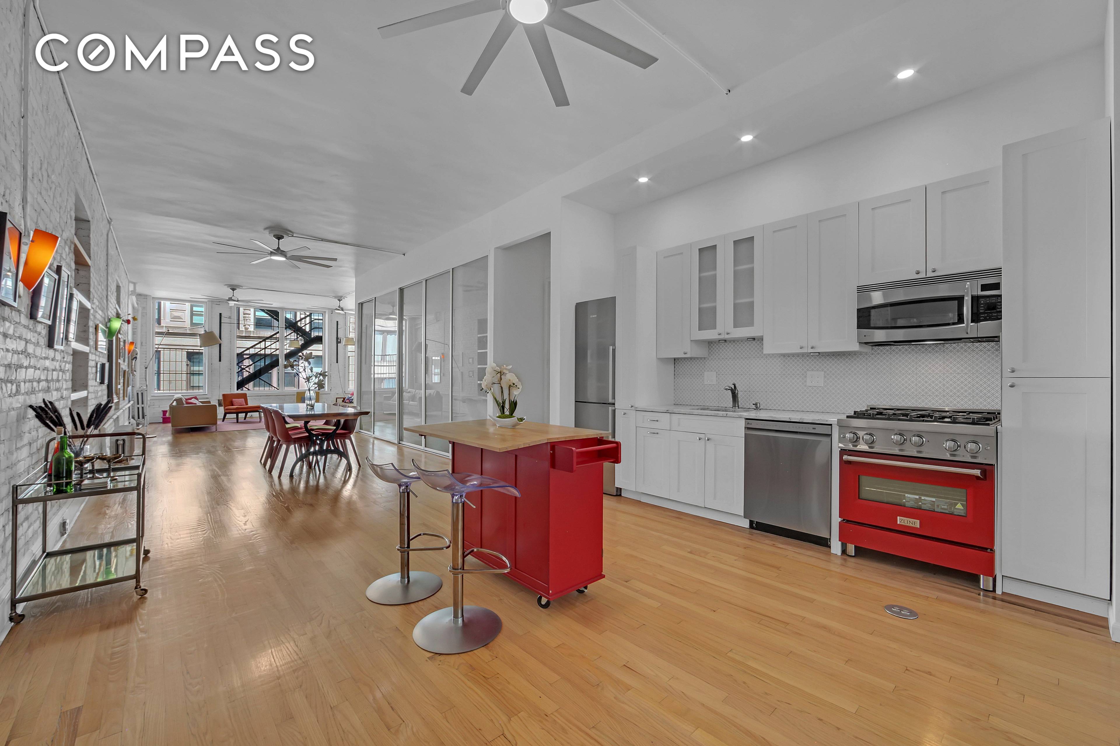 Welcome to your full floor loft.