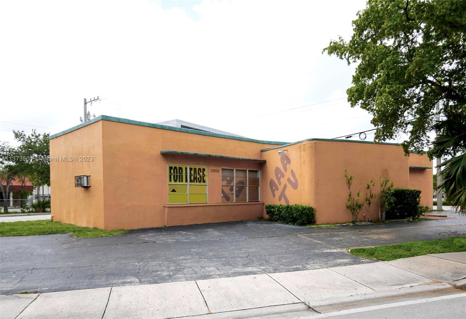 Freestanding retail building for rent.