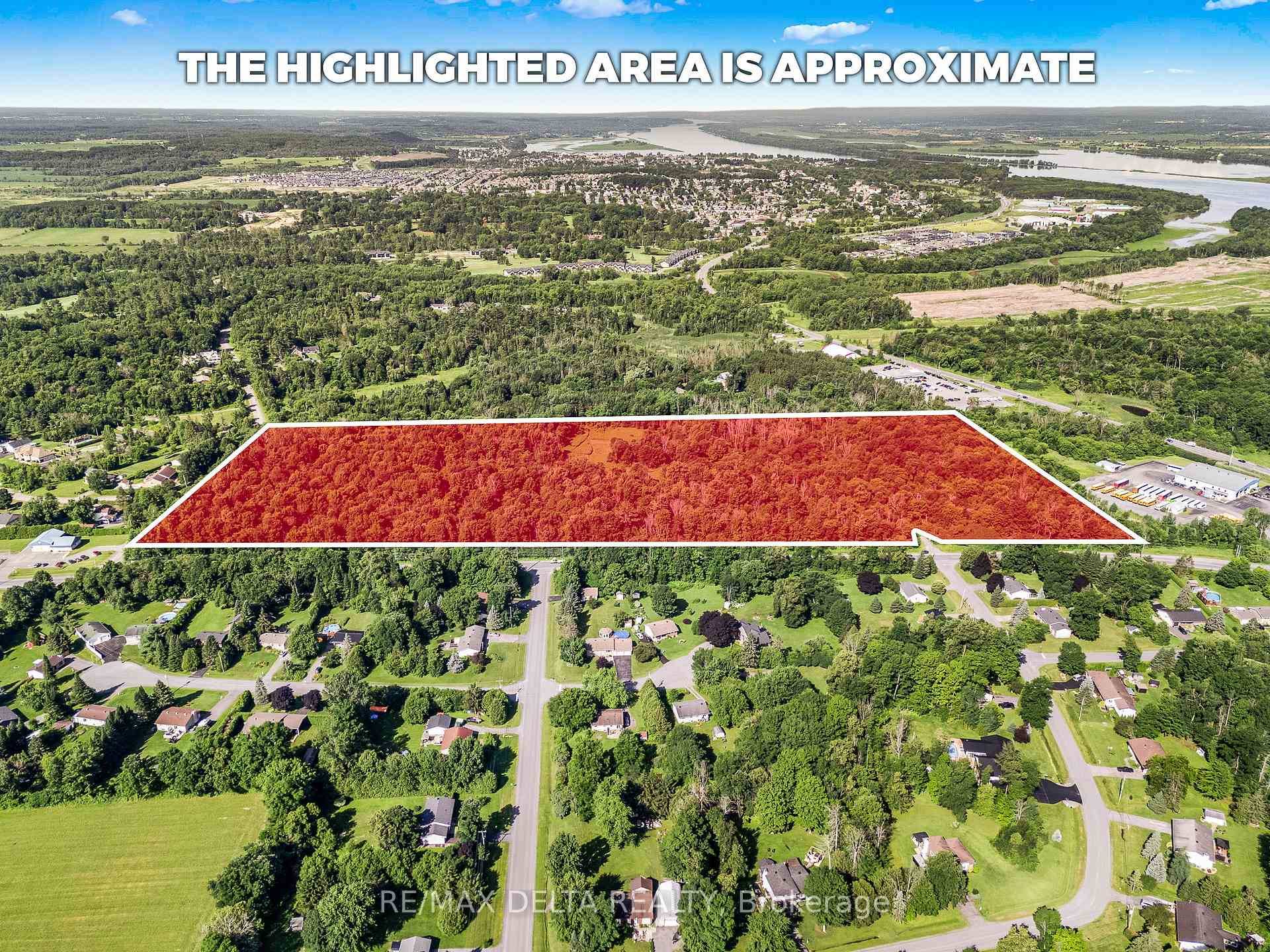 This expansive 32. 69 acre lot is located in the sought after and growing community of Clarence Rockland.