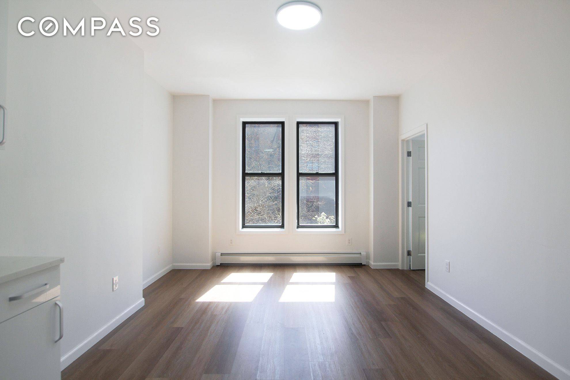 This apartment has been completely renovated and is in mint condition, having never been lived in.