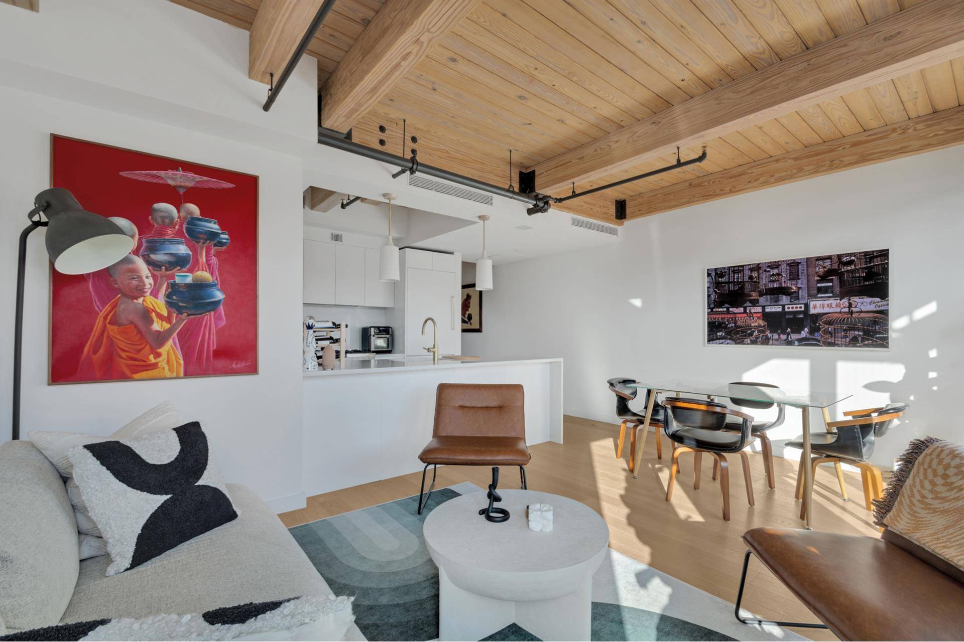 Welcome to Residence 4B Move in ready This thoughtfully designed two bedroom, two bathroom residence spans 1, 159 square feet of elegant living space, complemented by a private 174 square ...
