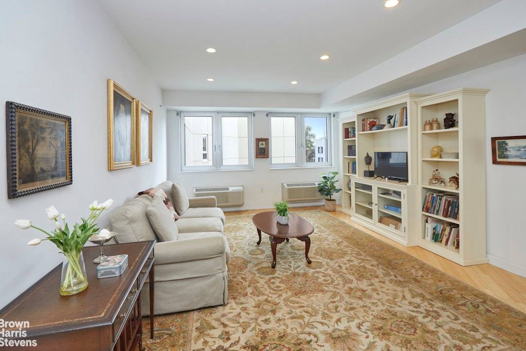 Experience the scale and comfort of this oversized one bedroom, one bath condominium in the heart of Park Slope.
