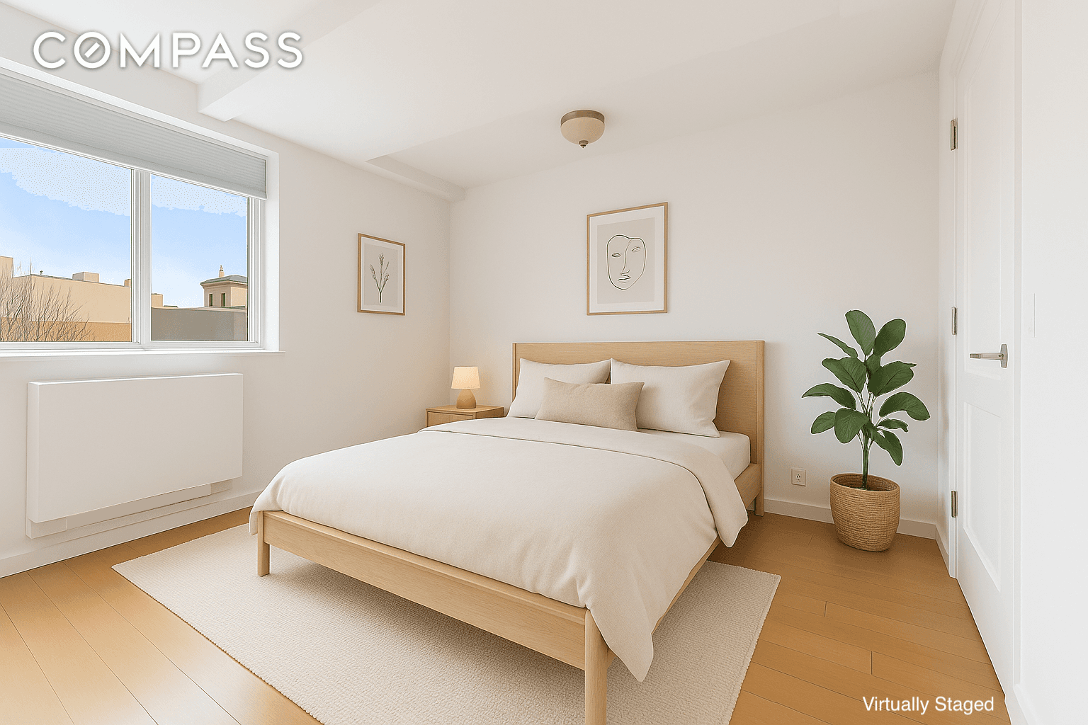 Large one bedroom apartment 800 sf in a doorman elevator building with washer dryer in unit This spacious and modern one bedroom apartment features a king sized bedroom, bamboo floors, ...