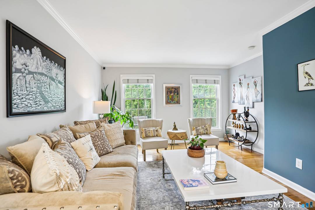 Turnkey townhouse living with the space, storage, and private outdoor area rarely found in a Stamford condo.