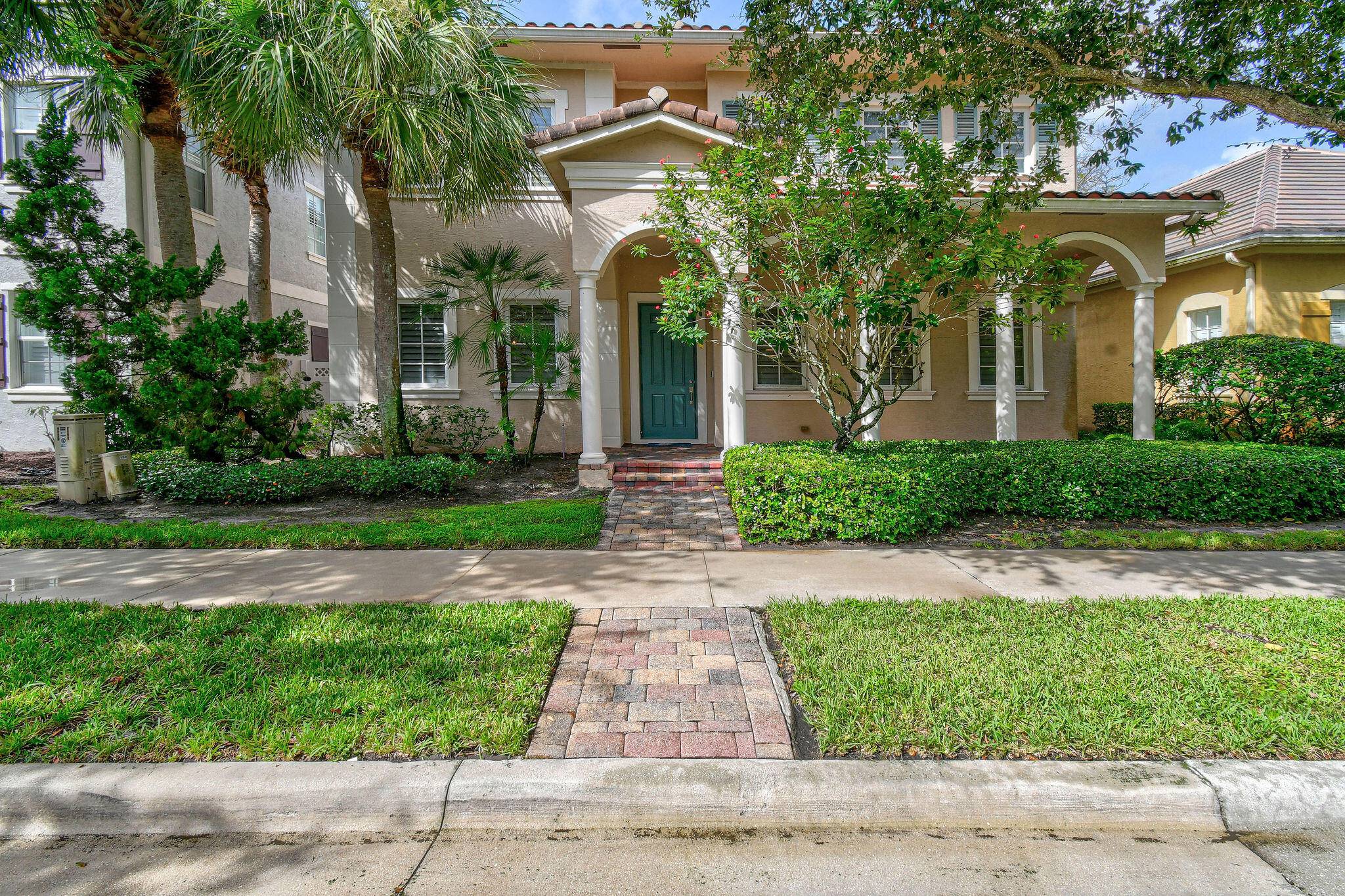 Incredible opportunity to lease this furnished, turn key 4 Bedroom Den, 3 Bath home in Canterbury Place at Abacoa.