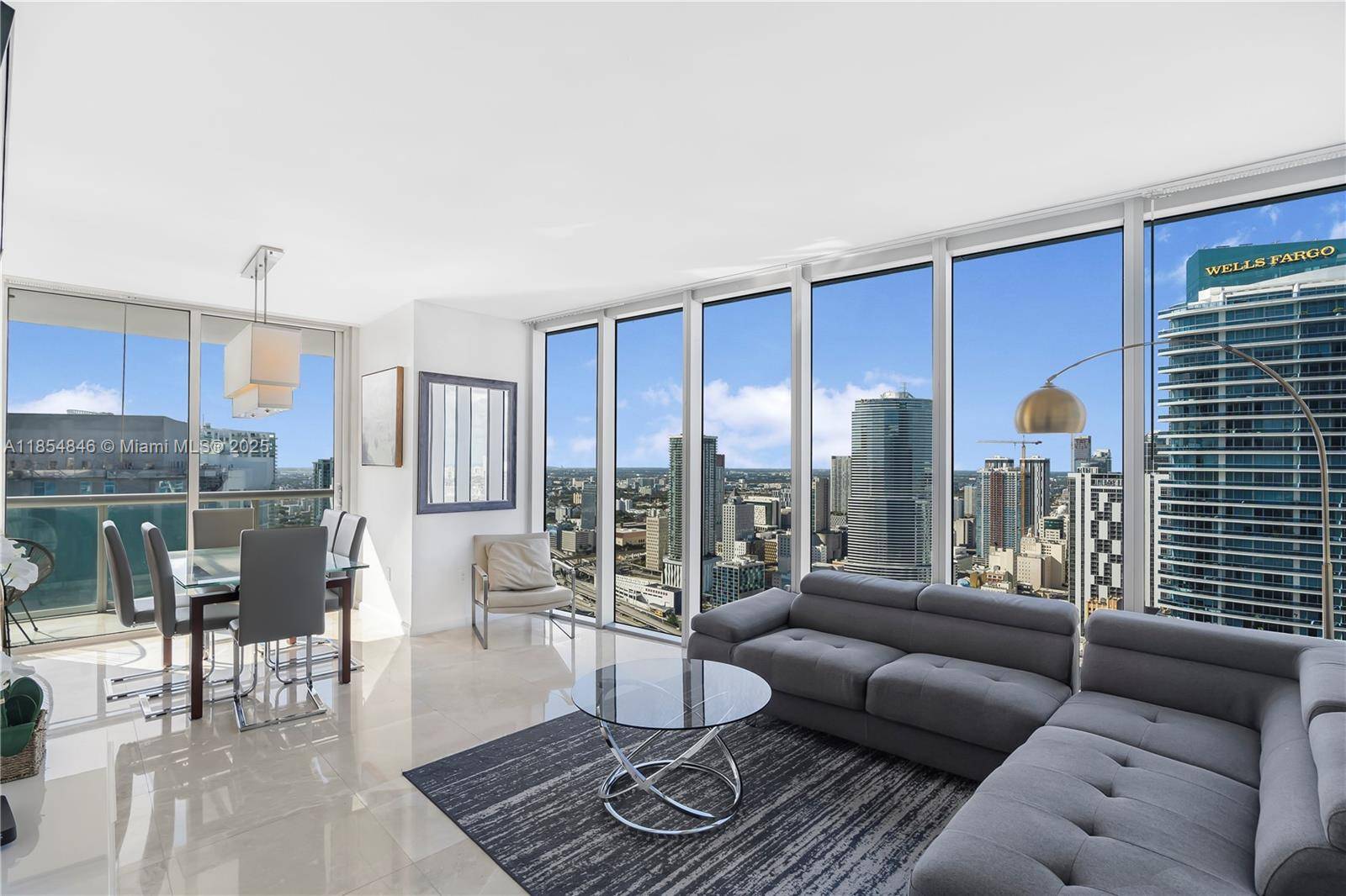 Live or invest in this stunning 2 bed, 2 bath residence on the 44th floor of Icon Brickell Tower 3 W Hotel.