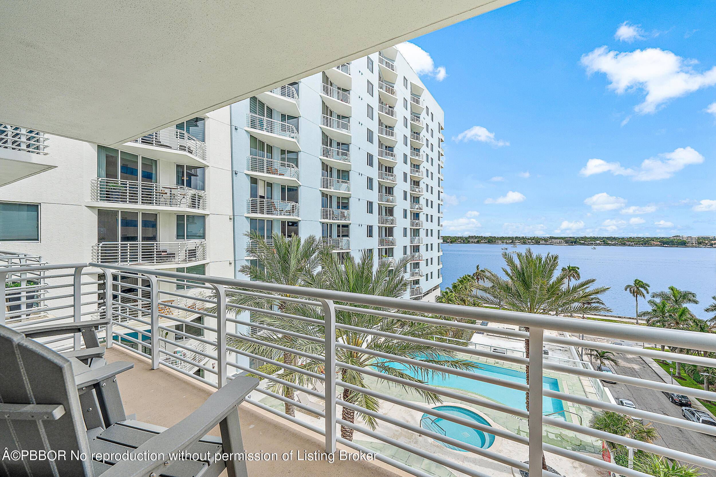 Views of Palm Beach Island, the intracoastal, and the infinity pool welcome you home.