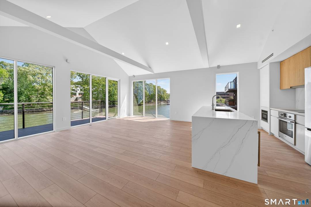 Introducing The Anchorage at Saugatuck Apartments a rare collection of just eight luxury waterfront residences available for yearly or 2 year lease along the picturesque Saugatuck River in Westport.