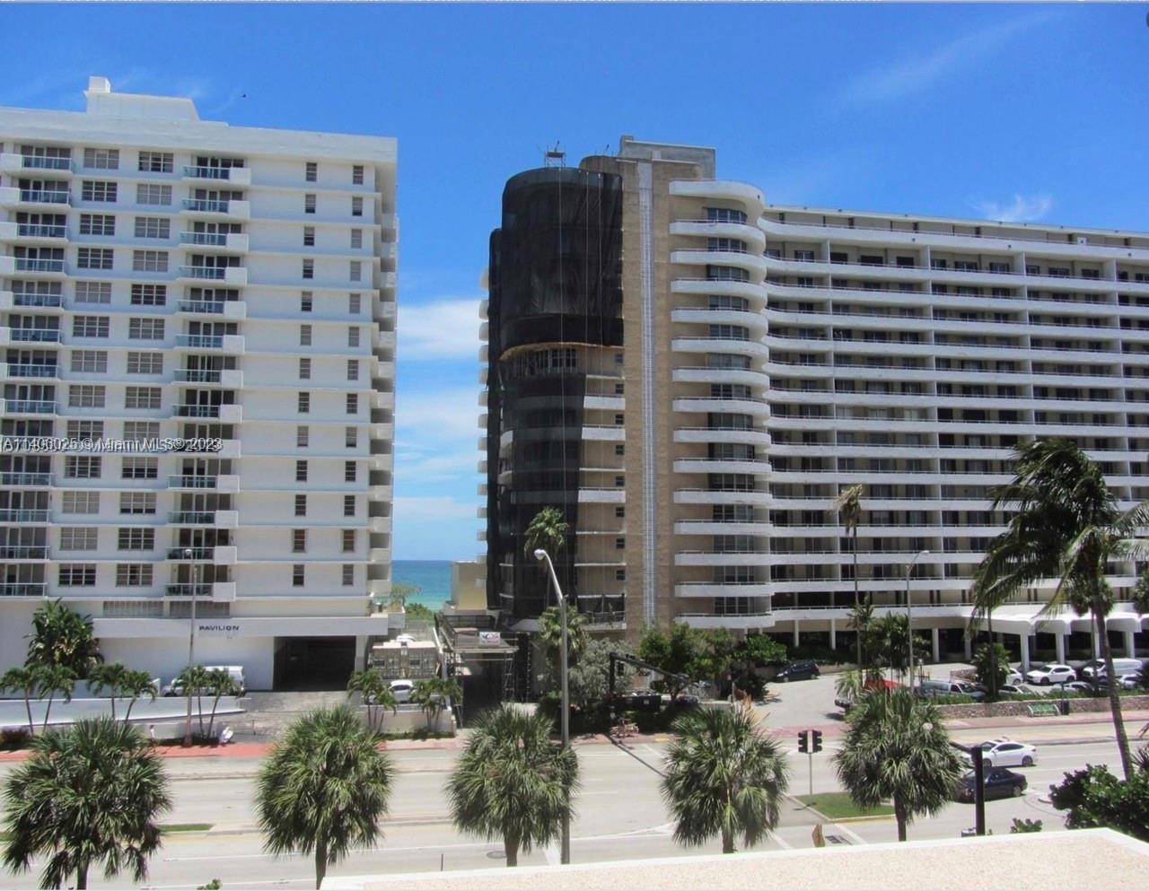 Fully furnished 2 bedroom, 2 bathroom ocean and city view across the street from the beach.