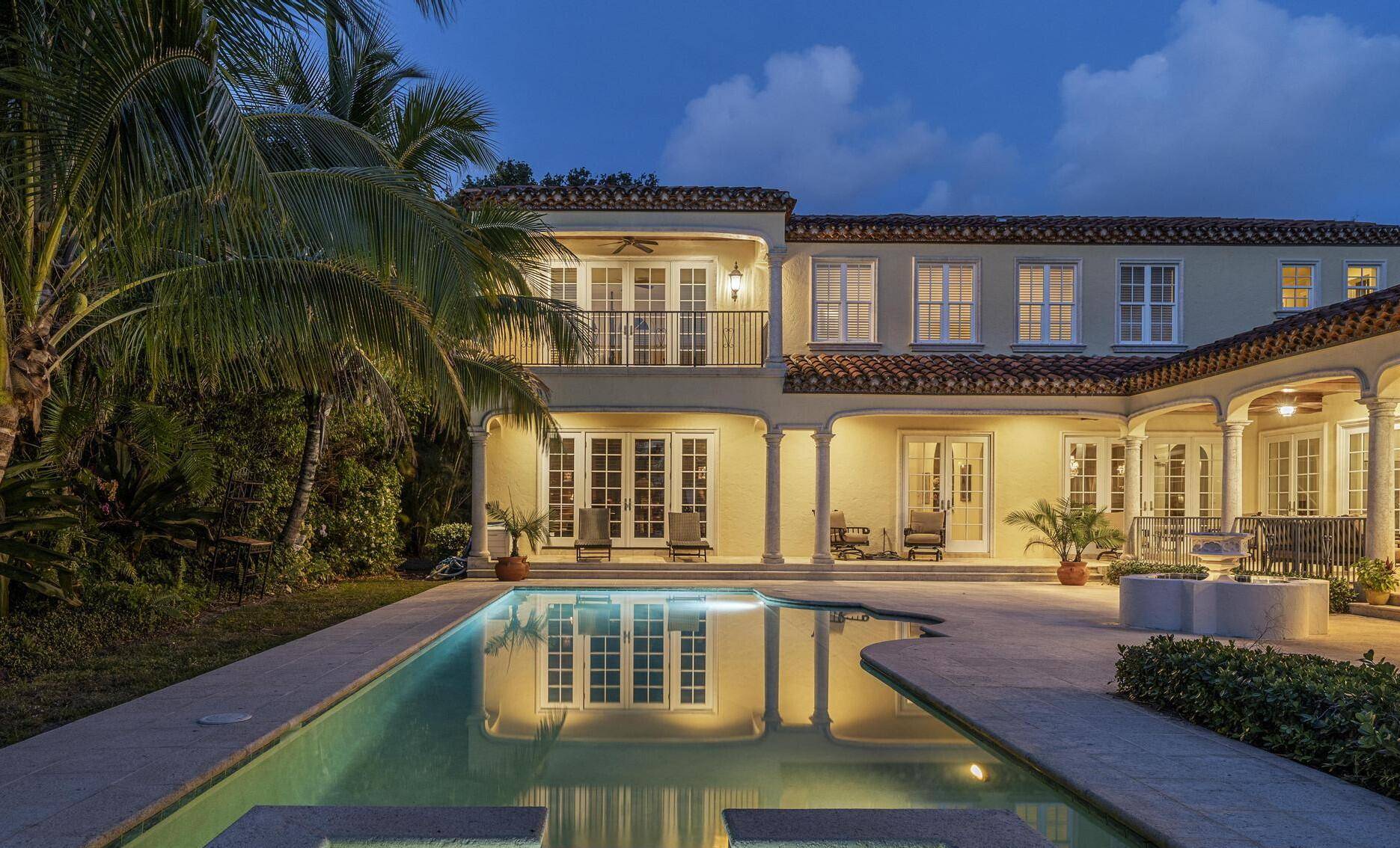 Under the shade of mature oaks and cypress trees is a piece of Italy in Sewall's Point.