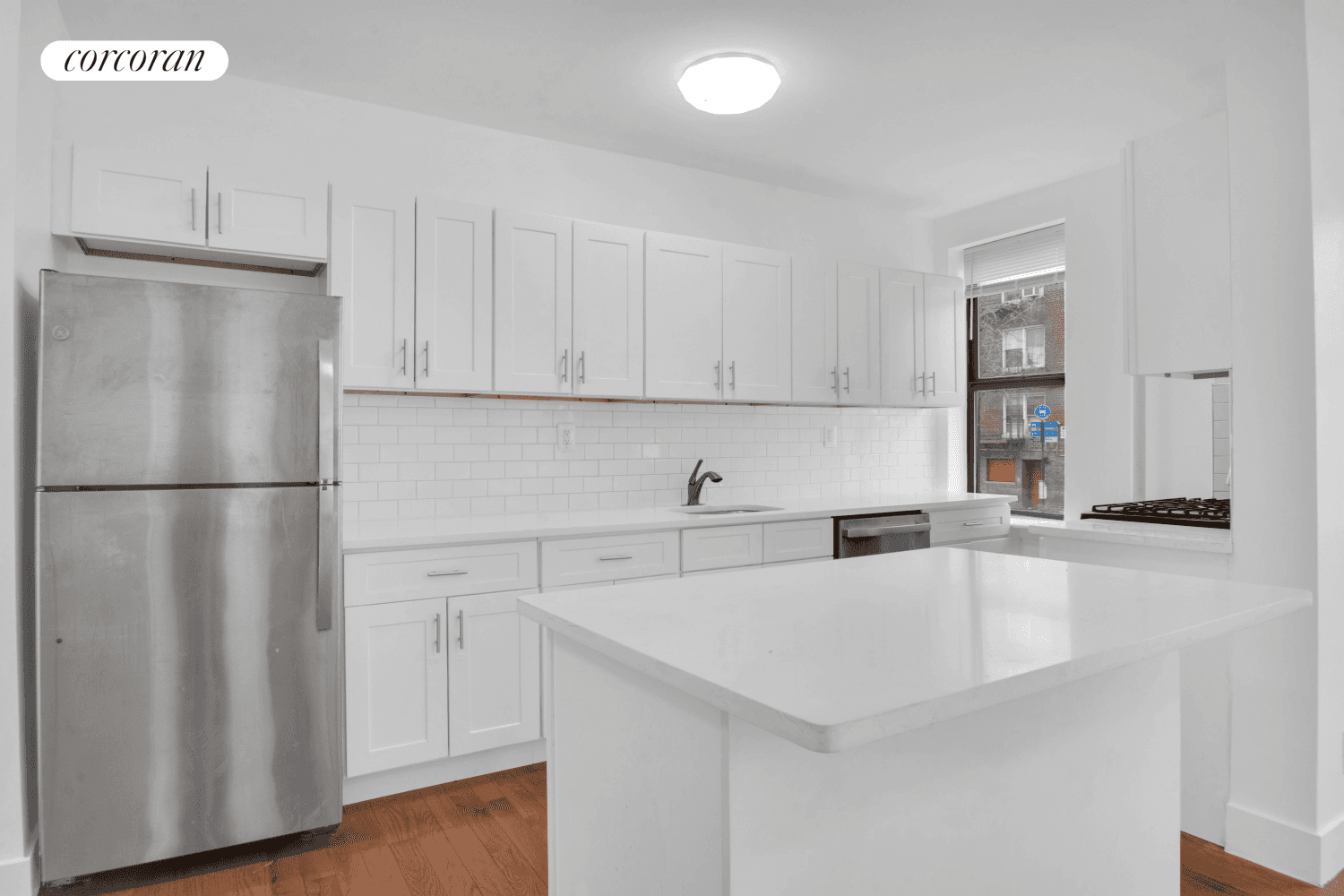 CONDO SPONSOR UNIT with gracious layout, located ion the parlor floor of lovely pre war building, with sprawling kitchen and two light filled and large bedrooms.